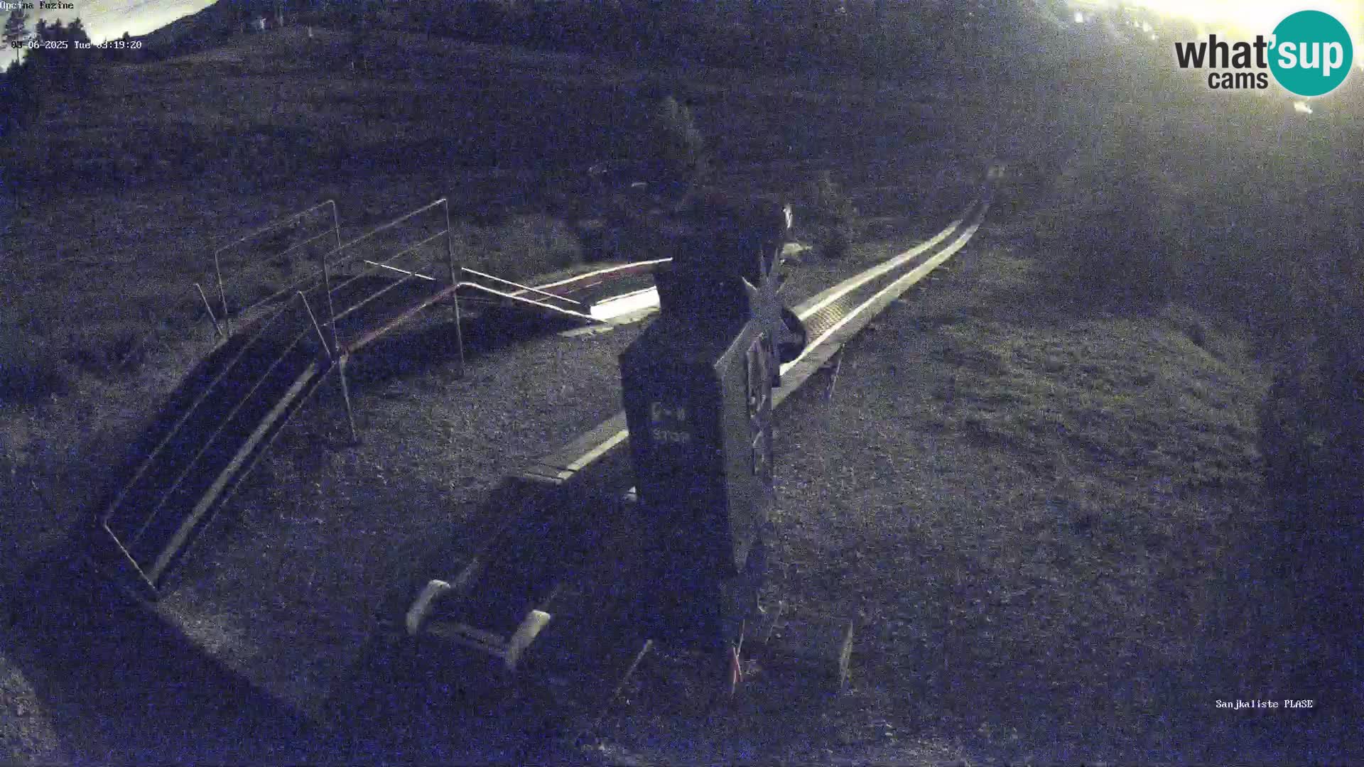 Webcam en direct Piste de luge de Fužine – Croatie