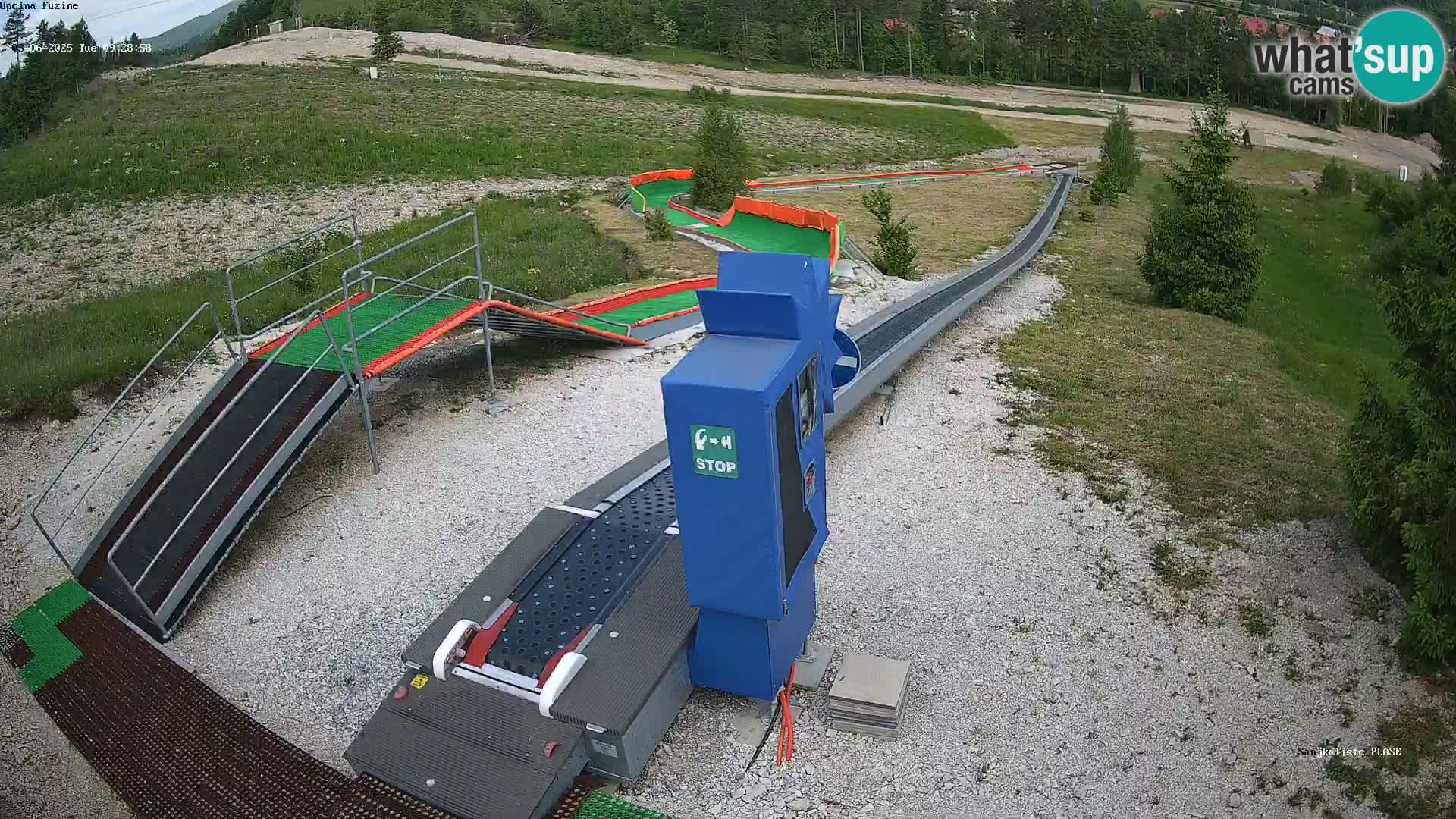 Webcam en vivo Pista de trineo Fužine – Croacia