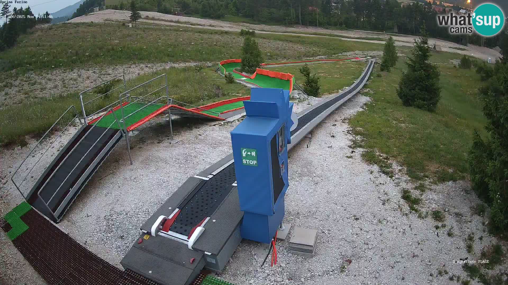 Spletna kamera v živo Sankališče Fužine – Hrvaška