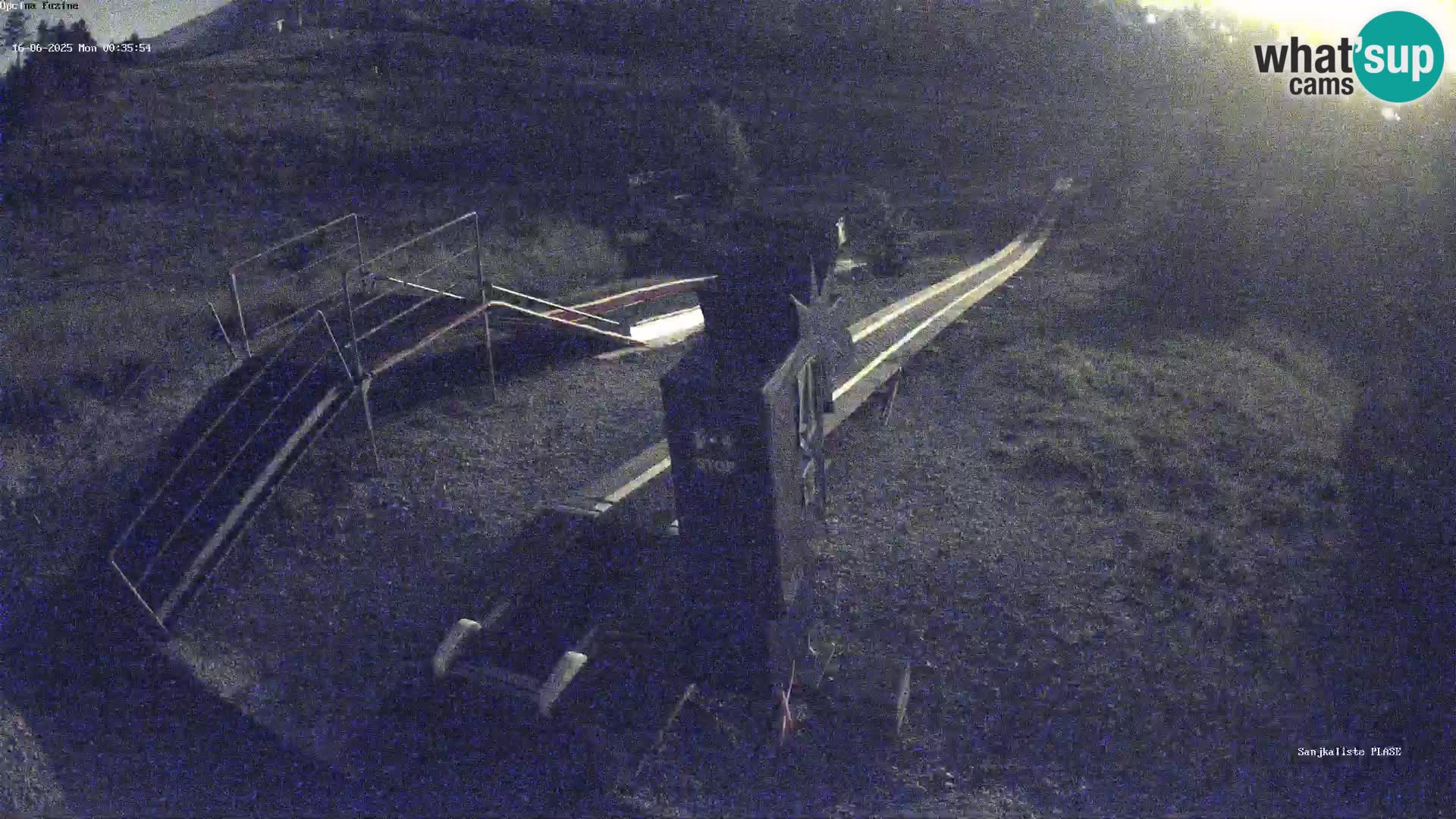 Live webcam Fužine toboggan run – Croatia