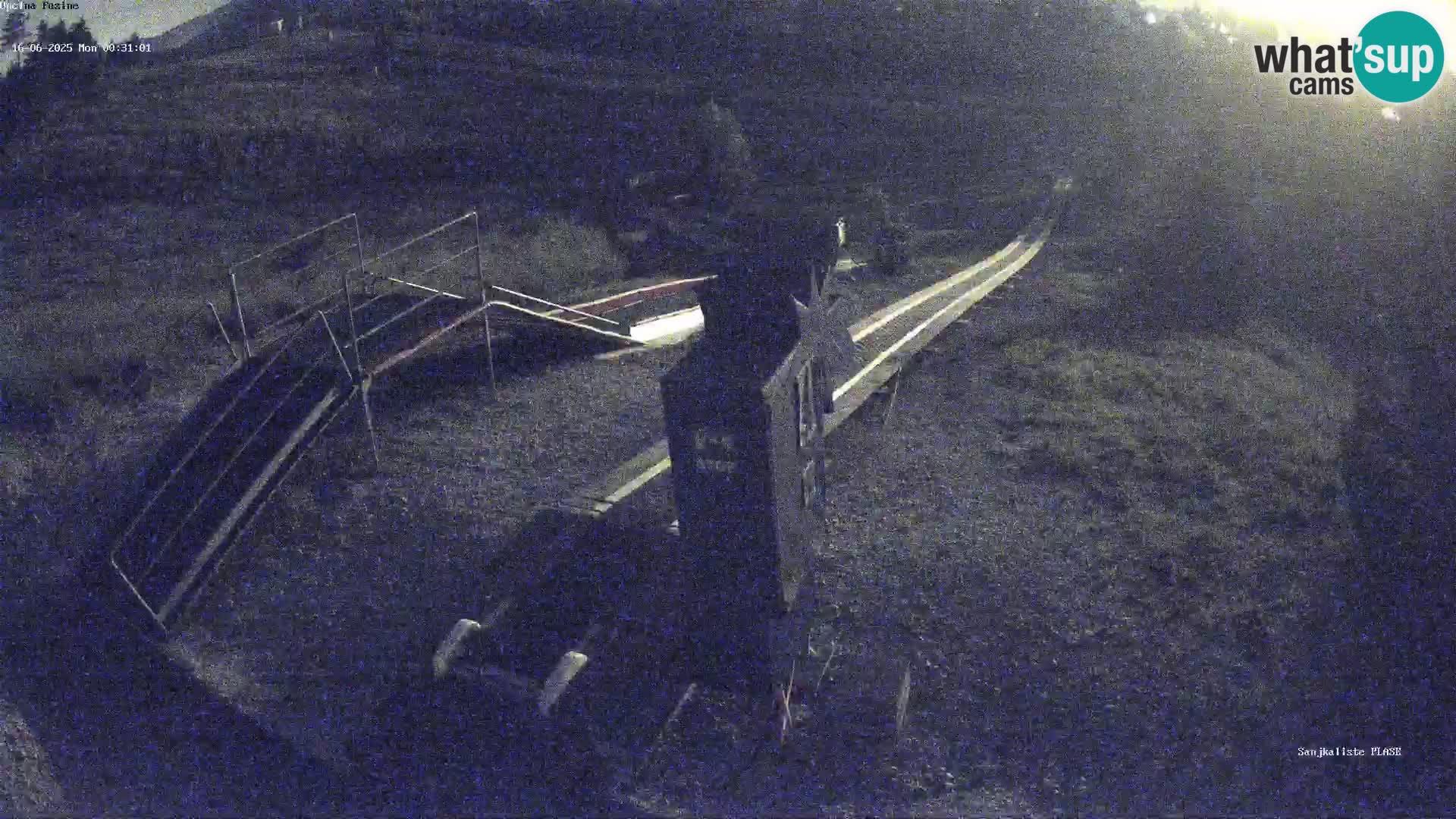 Live webcam Fužine toboggan run – Croatia