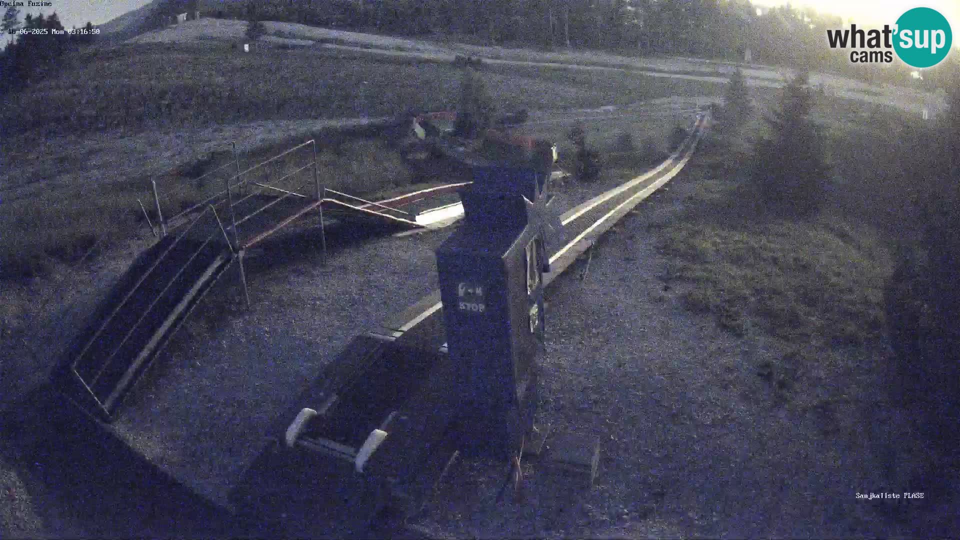 Live webcam Fužine toboggan run – Croatia