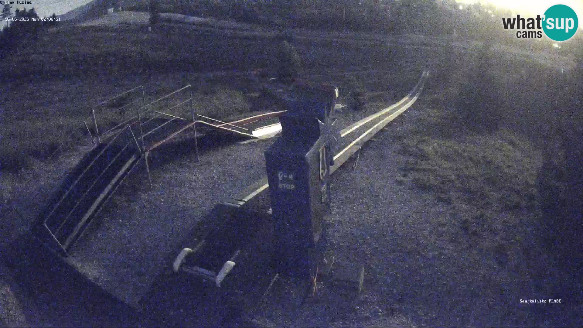 Webcam en direct Piste de luge de Fužine – Croatie