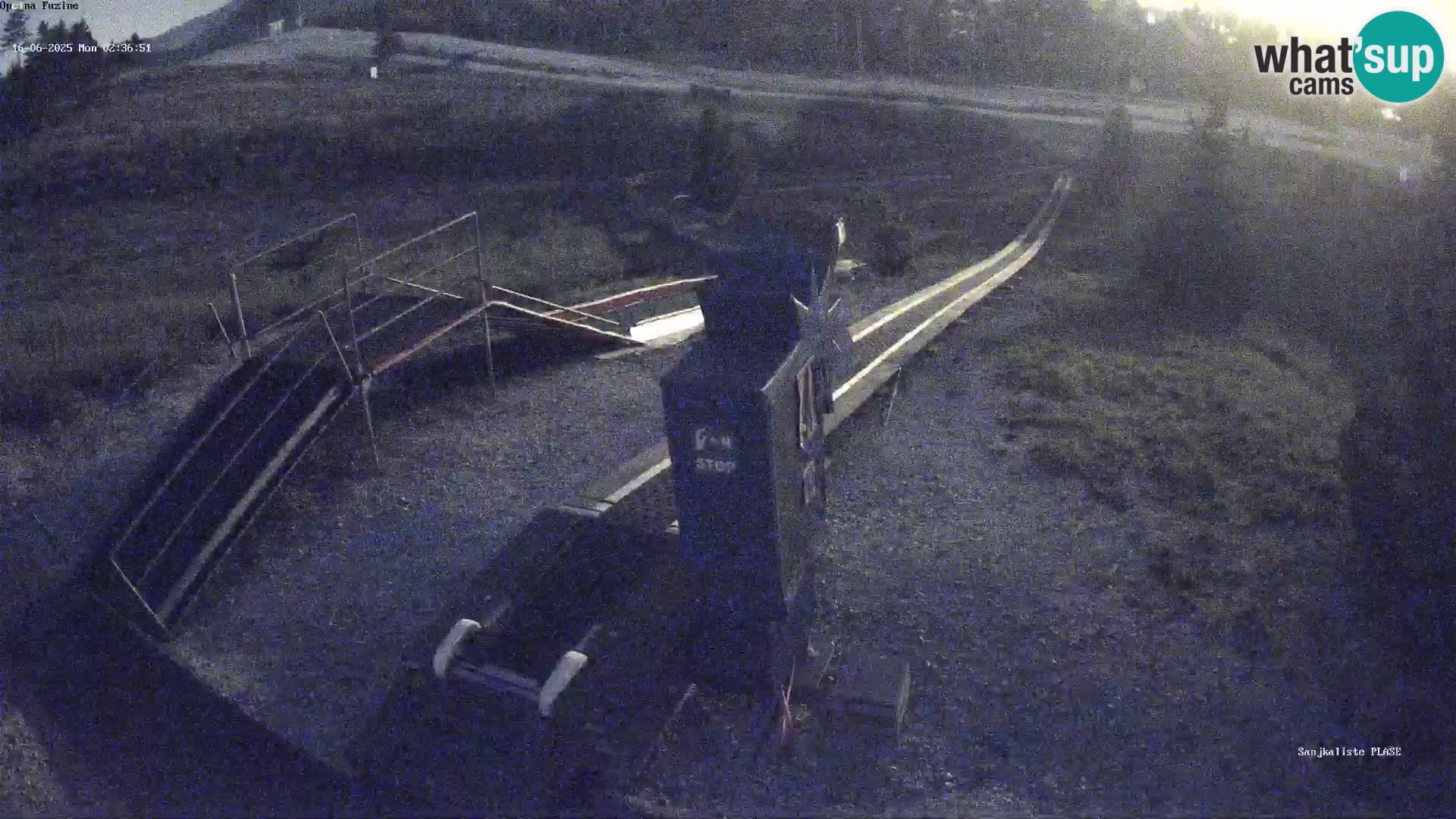 Live webcam Pista da slittino Fužine – Croazia