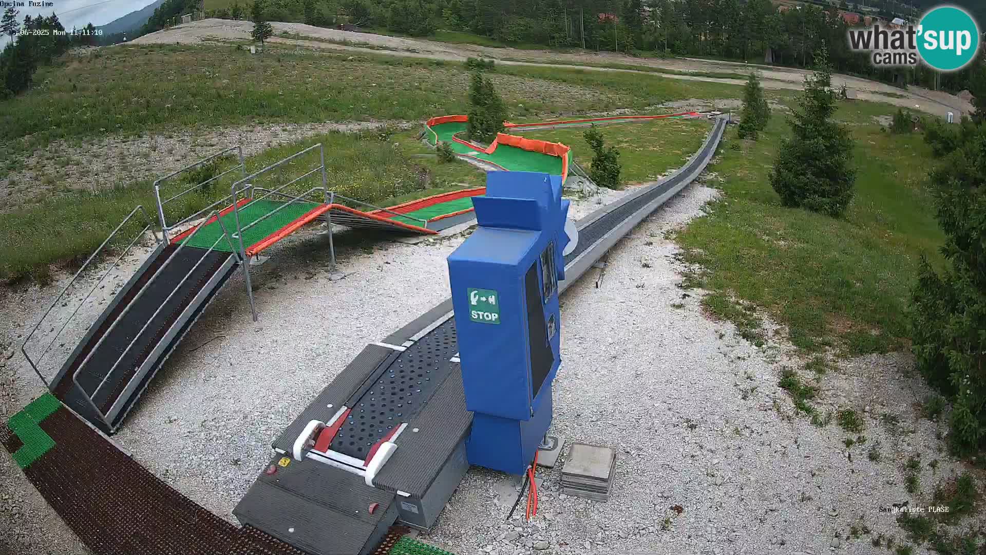 Webcam en direct Piste de luge de Fužine – Croatie