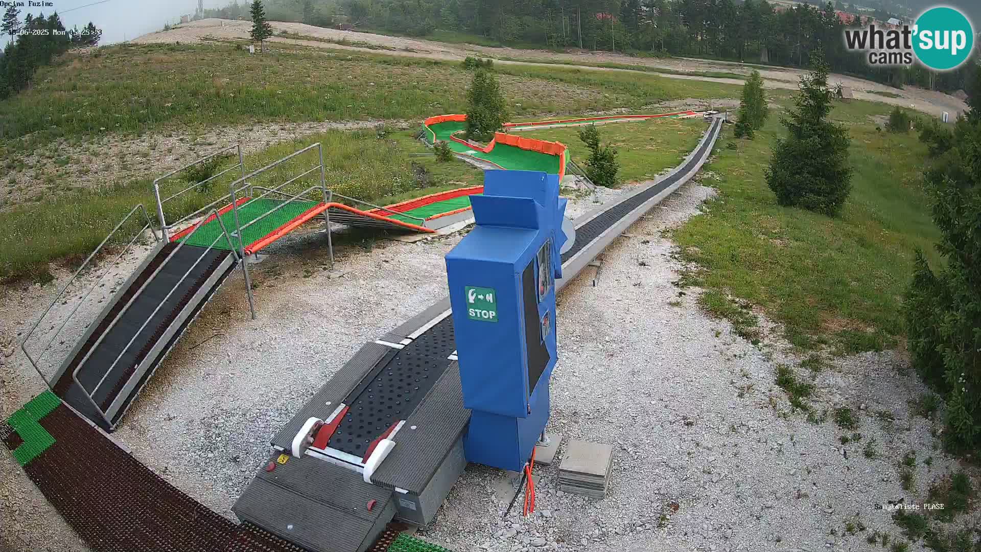 Spletna kamera v živo Sankališče Fužine – Hrvaška