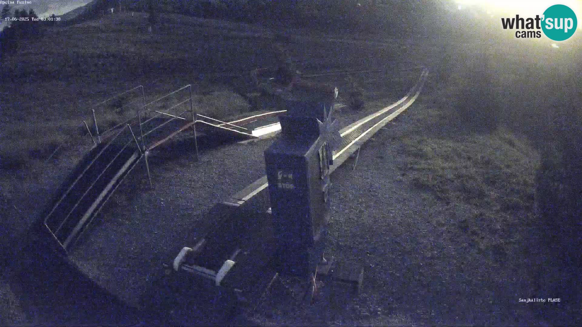 Live webcam Pista da slittino Fužine – Croazia