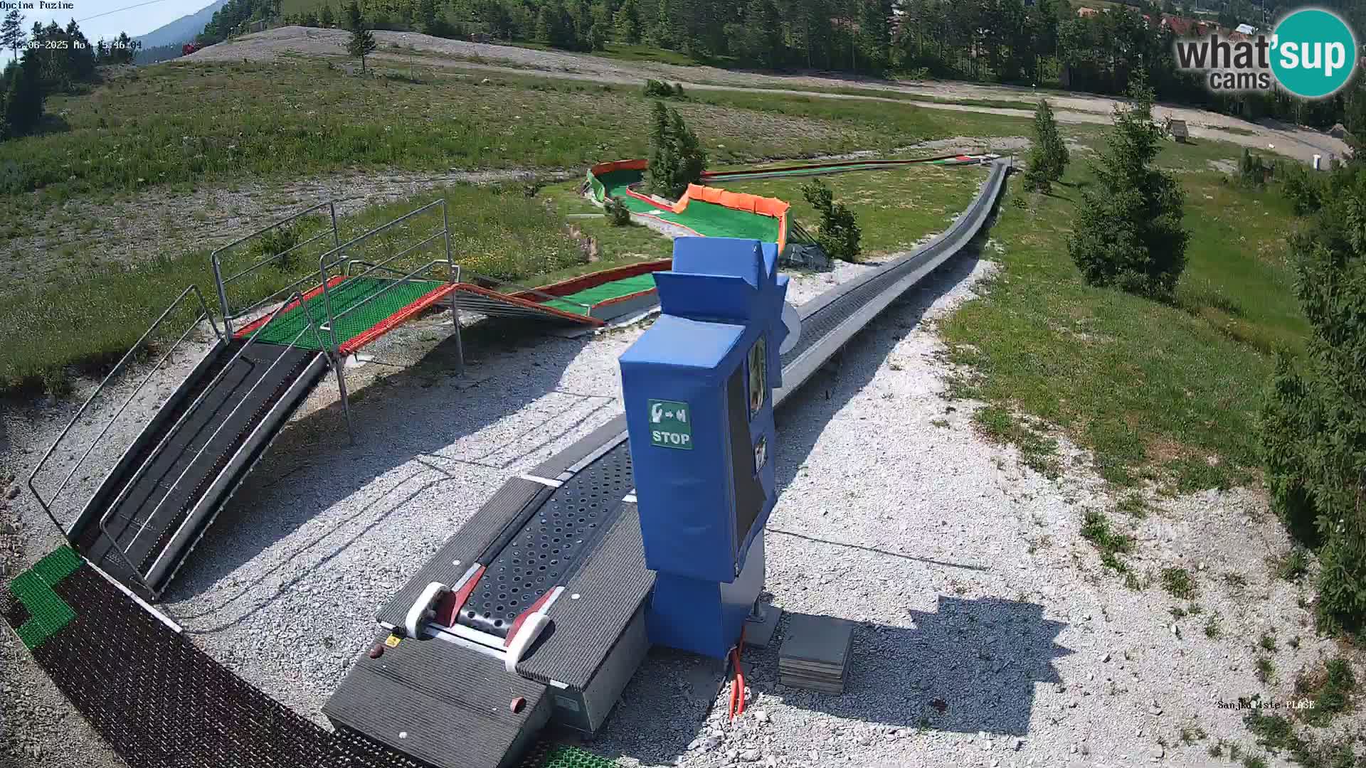 Webcam en direct Piste de luge de Fužine – Croatie