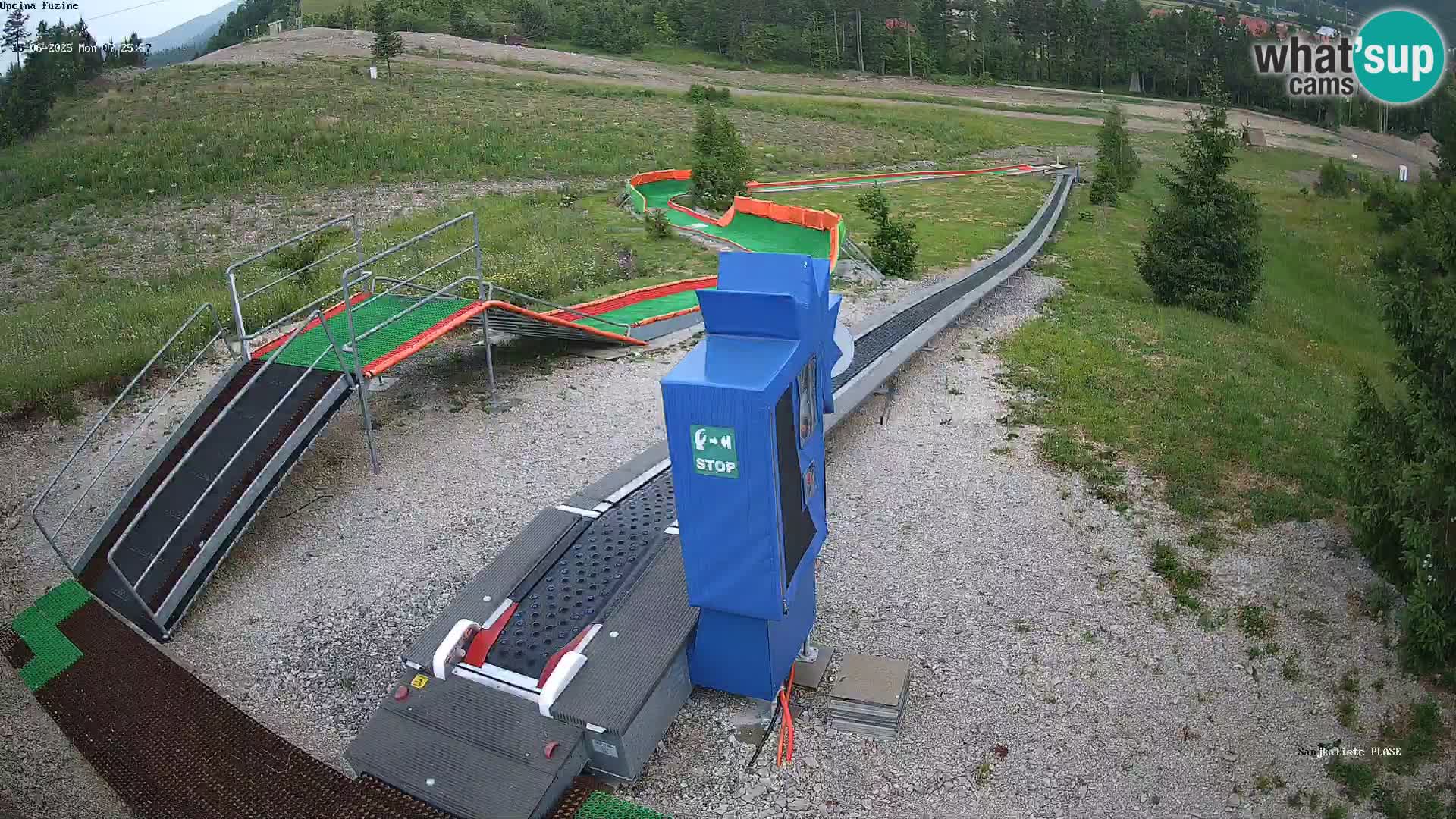 Webcam en vivo Pista de trineo Fužine – Croacia