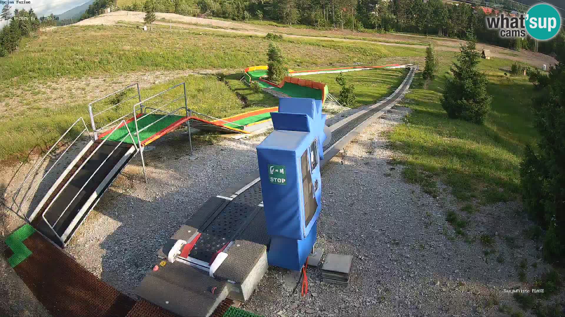 Webcam en direct Piste de luge de Fužine – Croatie