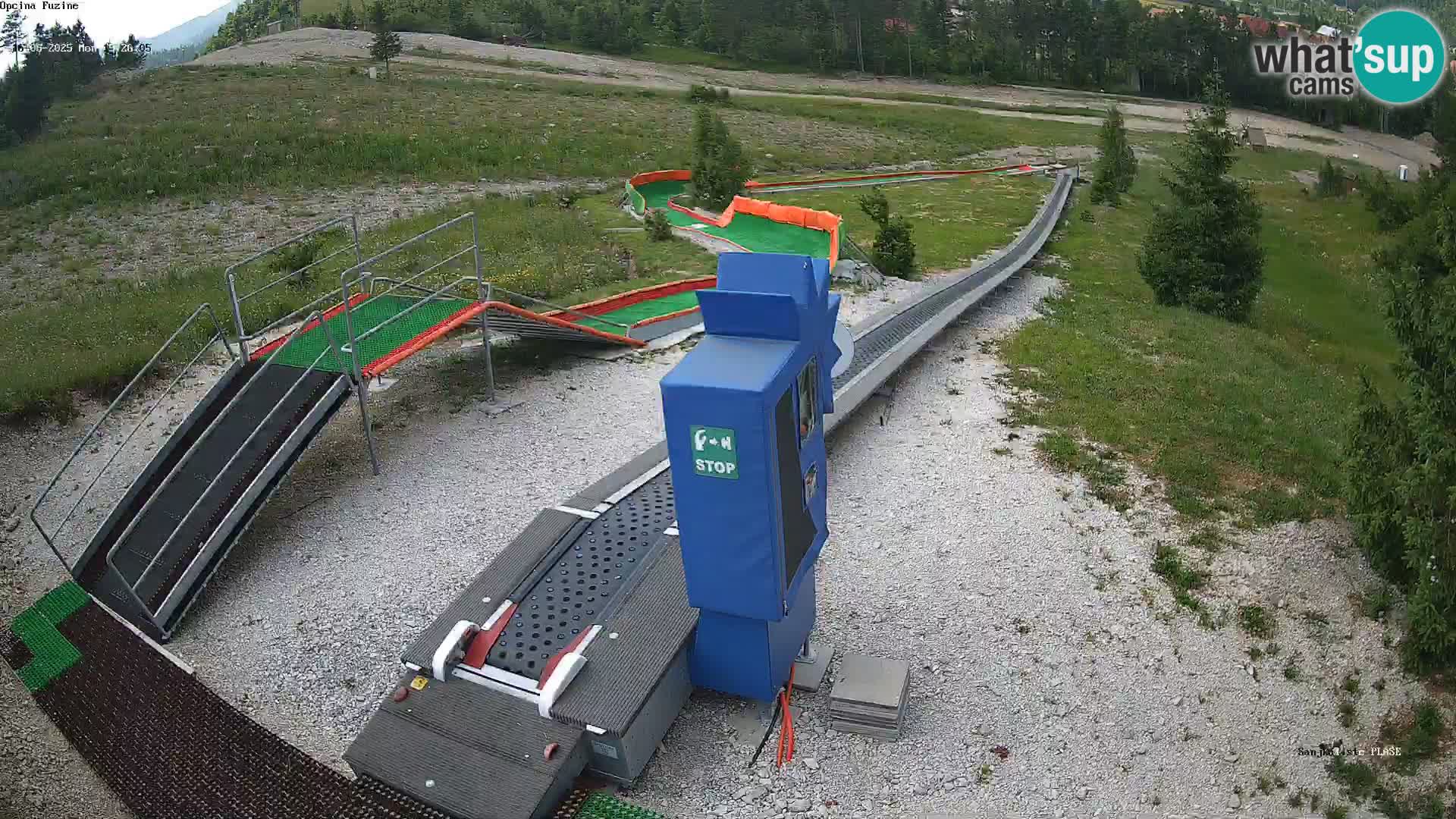 Spletna kamera v živo Sankališče Fužine – Hrvaška