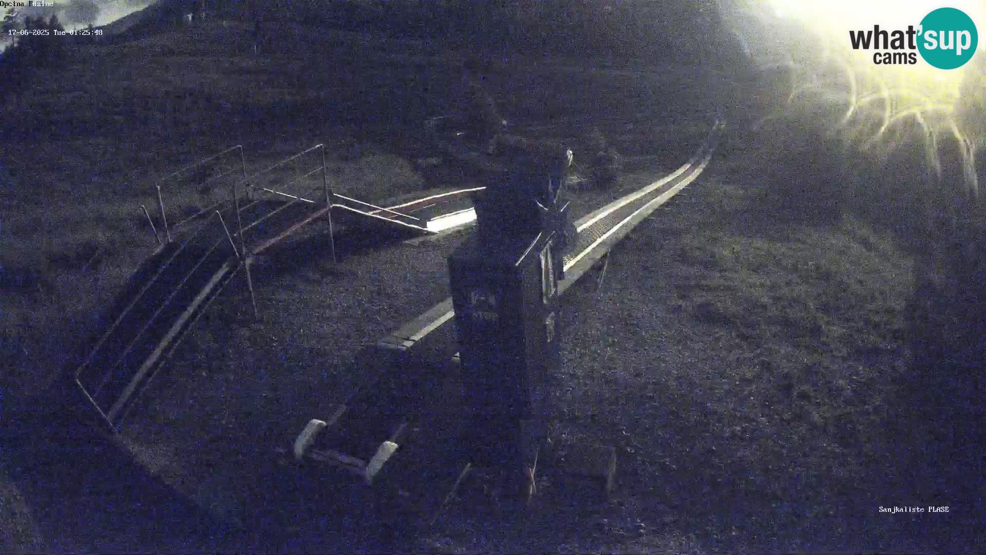 Live webcam Pista da slittino Fužine – Croazia