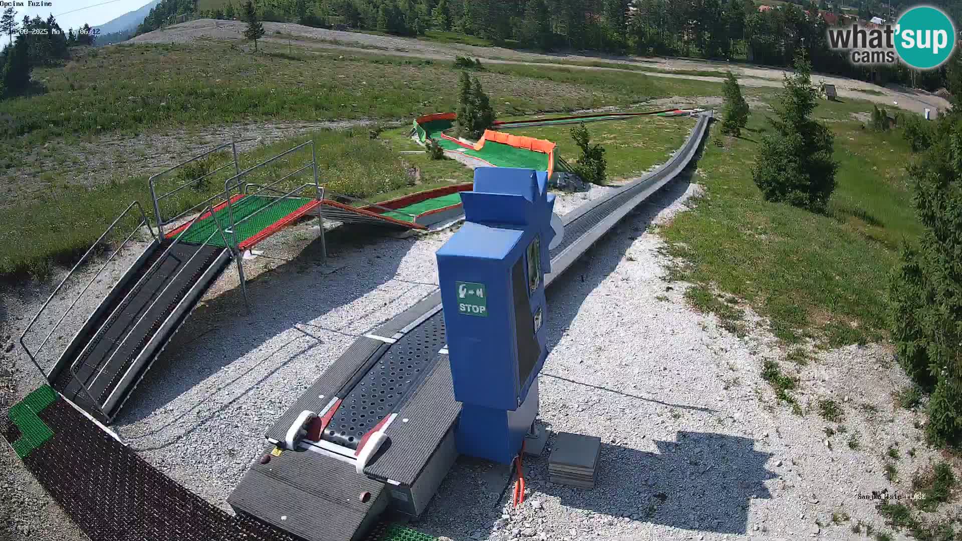 Webcam en direct Piste de luge de Fužine – Croatie