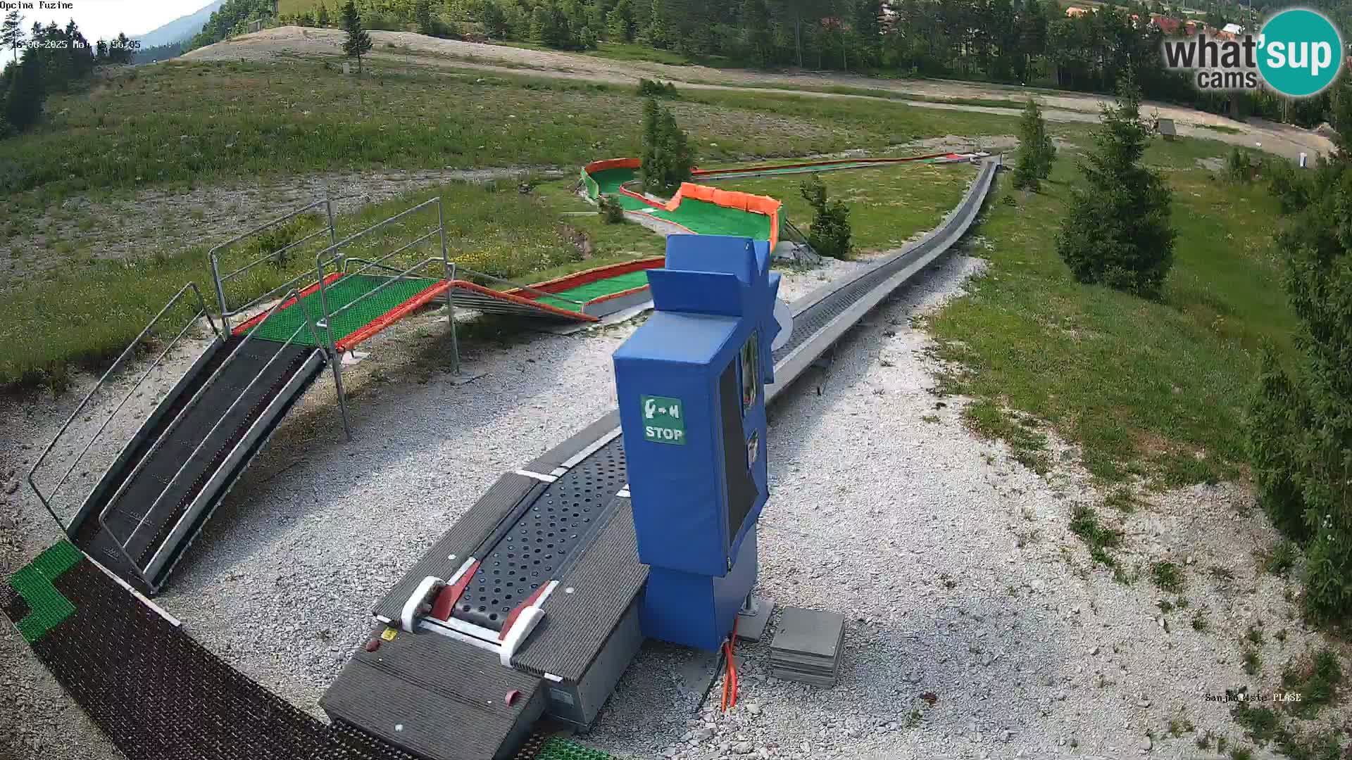 Webcam en vivo Pista de trineo Fužine – Croacia