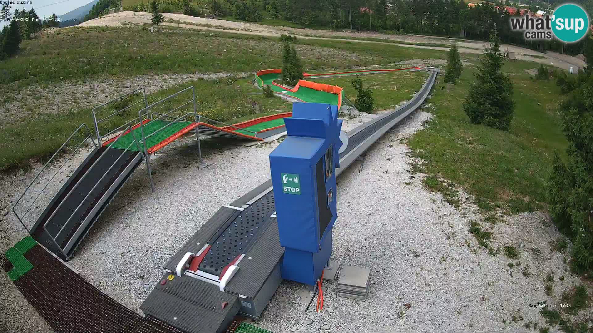 Spletna kamera v živo Sankališče Fužine – Hrvaška