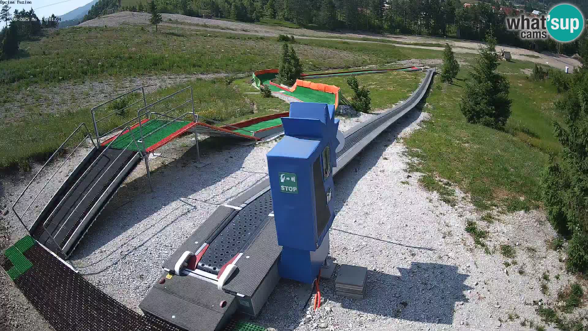 Webcam en direct Piste de luge de Fužine – Croatie