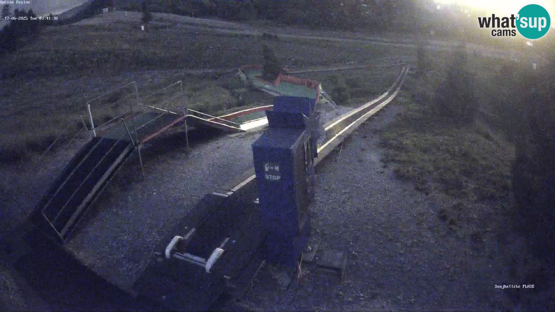 Live webcam Fužine toboggan run – Croatia