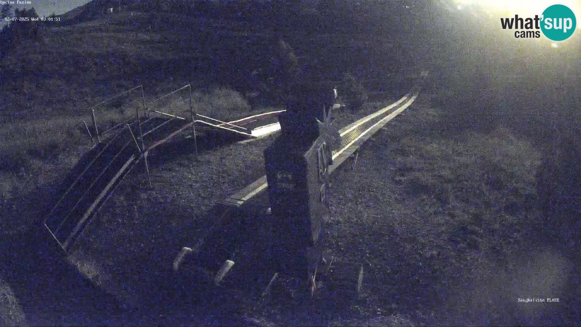 Live webcam Fužine toboggan run – Croatia