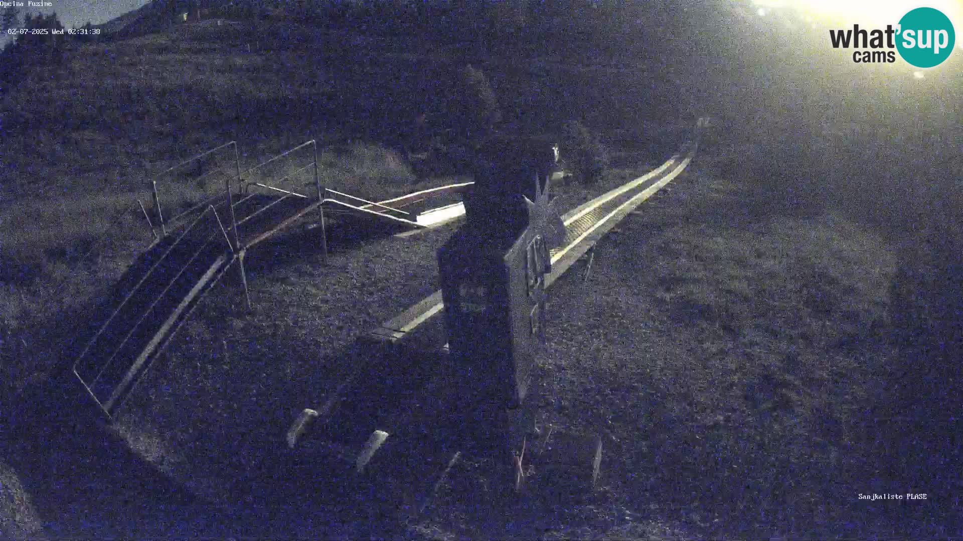 Live webcam Fužine toboggan run – Croatia