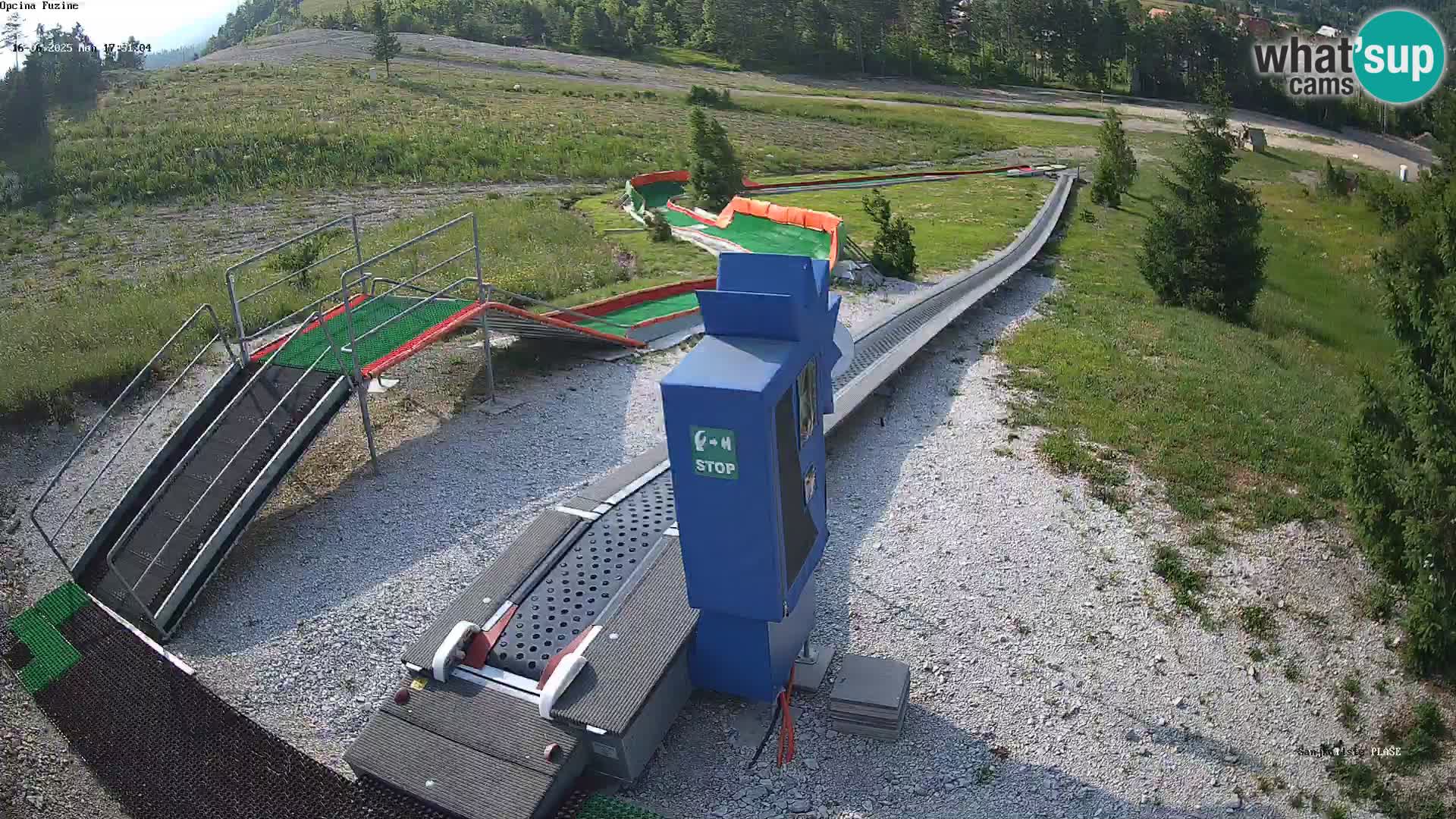 Webcam en direct Piste de luge de Fužine – Croatie