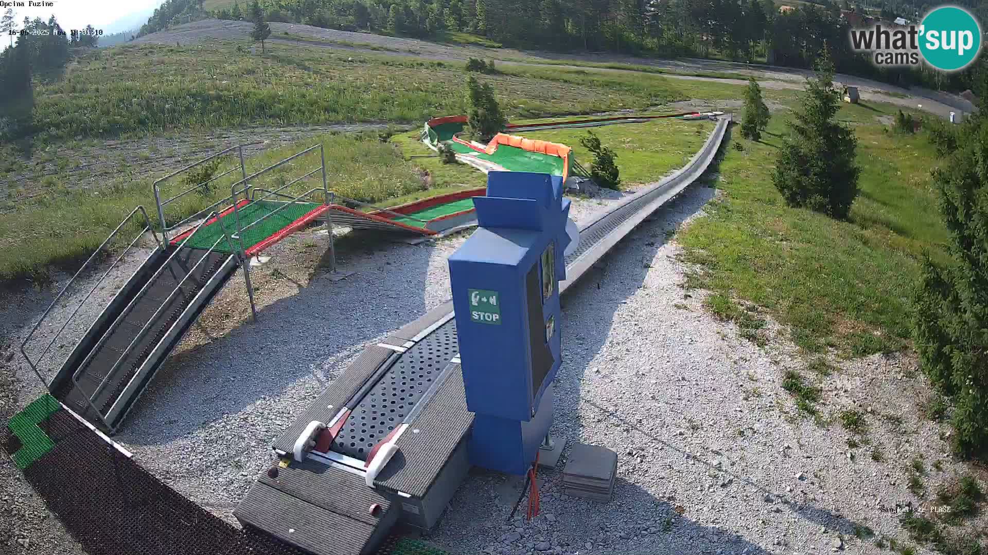 Webcam en direct Piste de luge de Fužine – Croatie