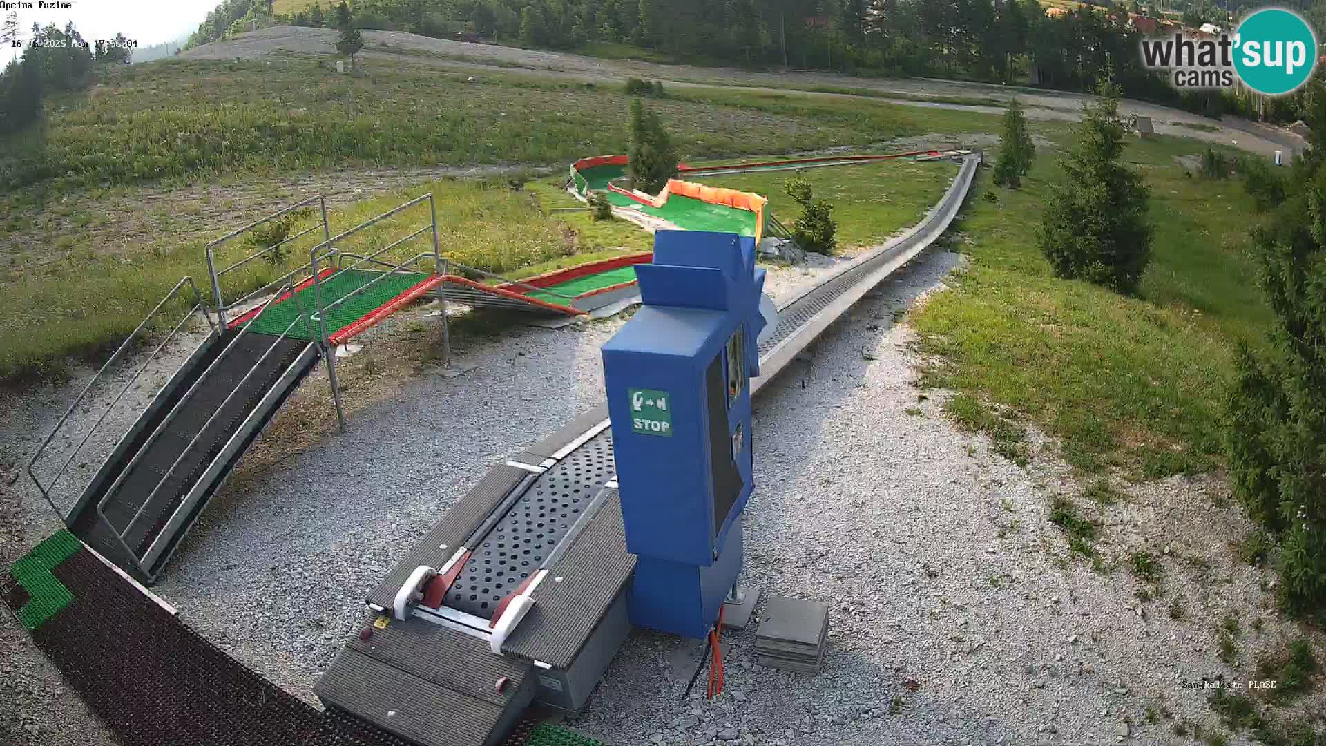 Webcam en vivo Pista de trineo Fužine – Croacia