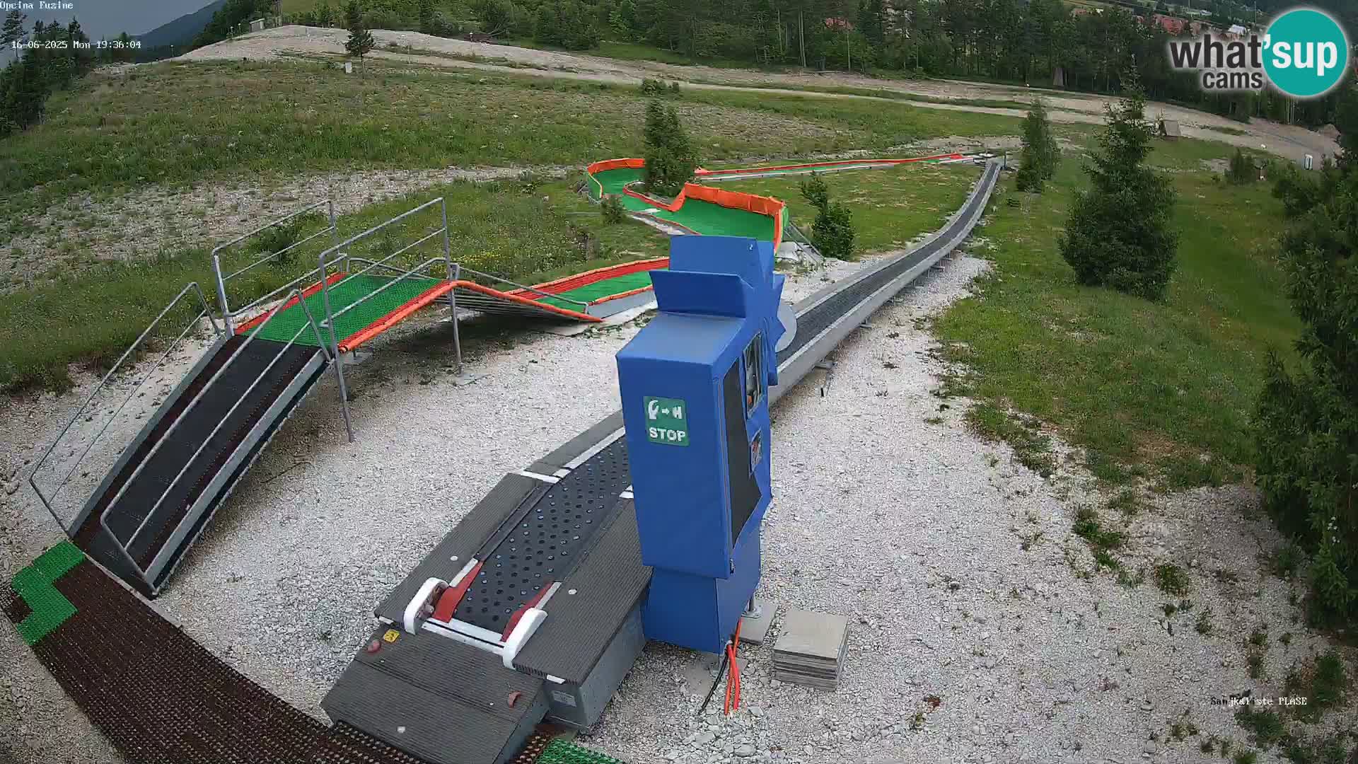 Spletna kamera v živo Sankališče Fužine – Hrvaška