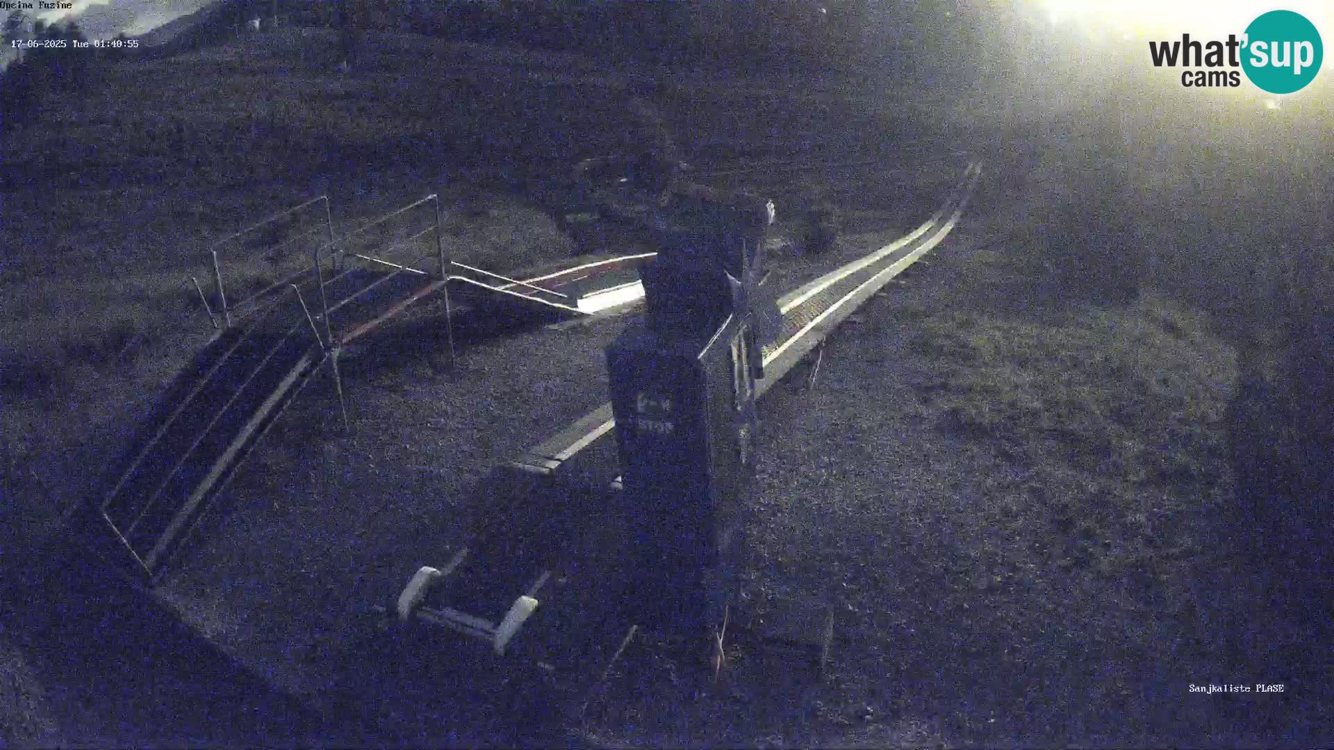 Webcam en vivo Pista de trineo Fužine – Croacia