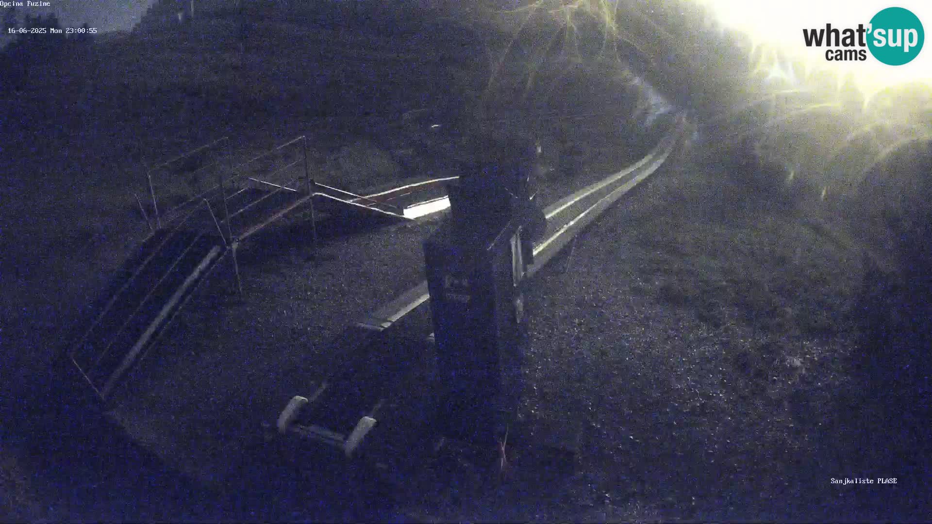Live webcam Pista da slittino Fužine – Croazia