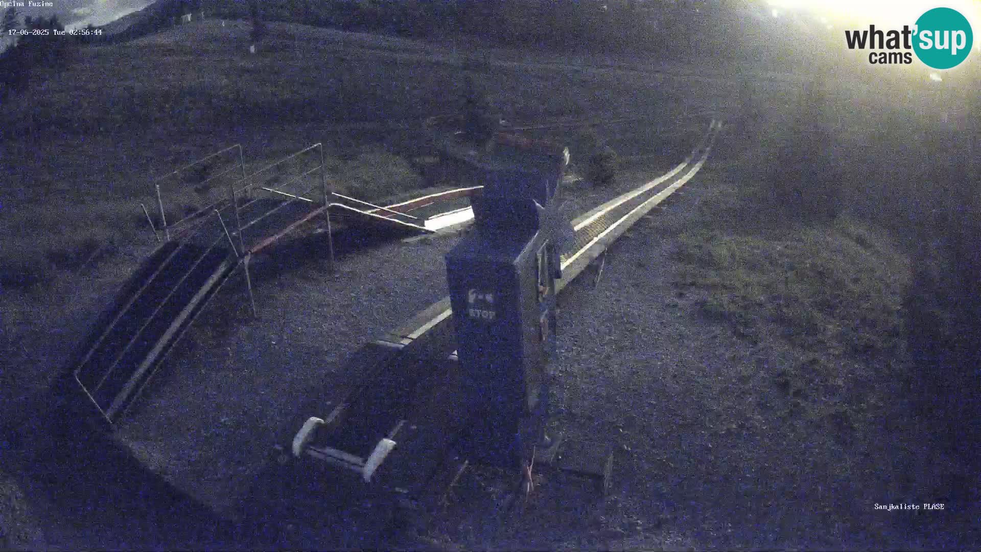 Webcam en vivo Pista de trineo Fužine – Croacia