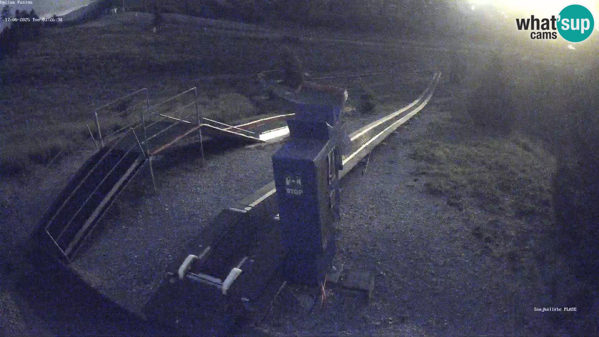 Webcam en direct Piste de luge de Fužine – Croatie