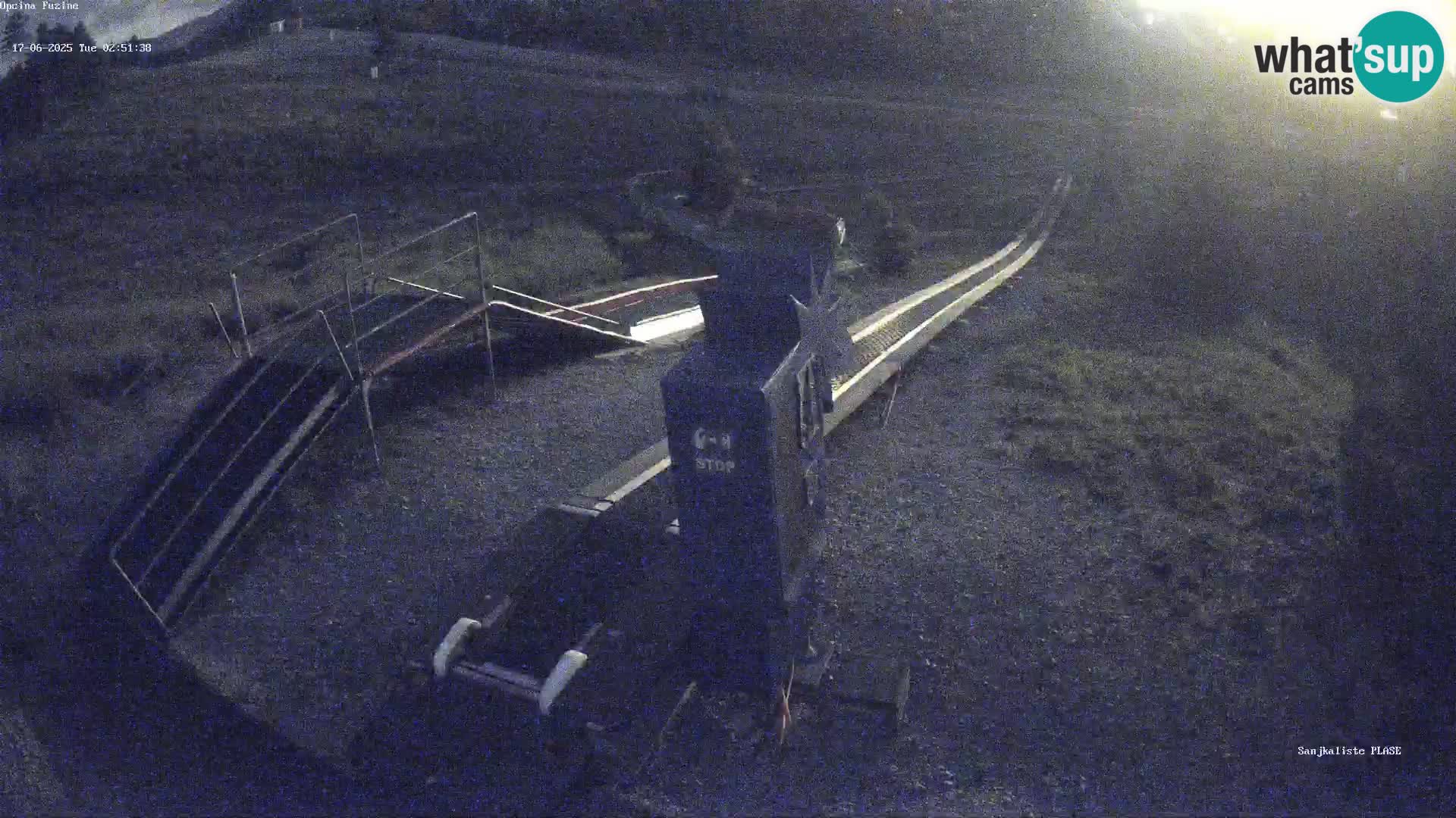 Webcam en direct Piste de luge de Fužine – Croatie