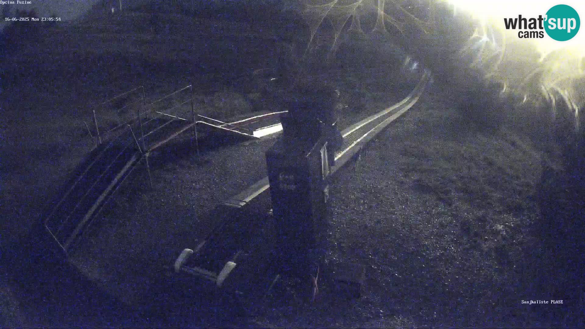 Webcam en direct Piste de luge de Fužine – Croatie