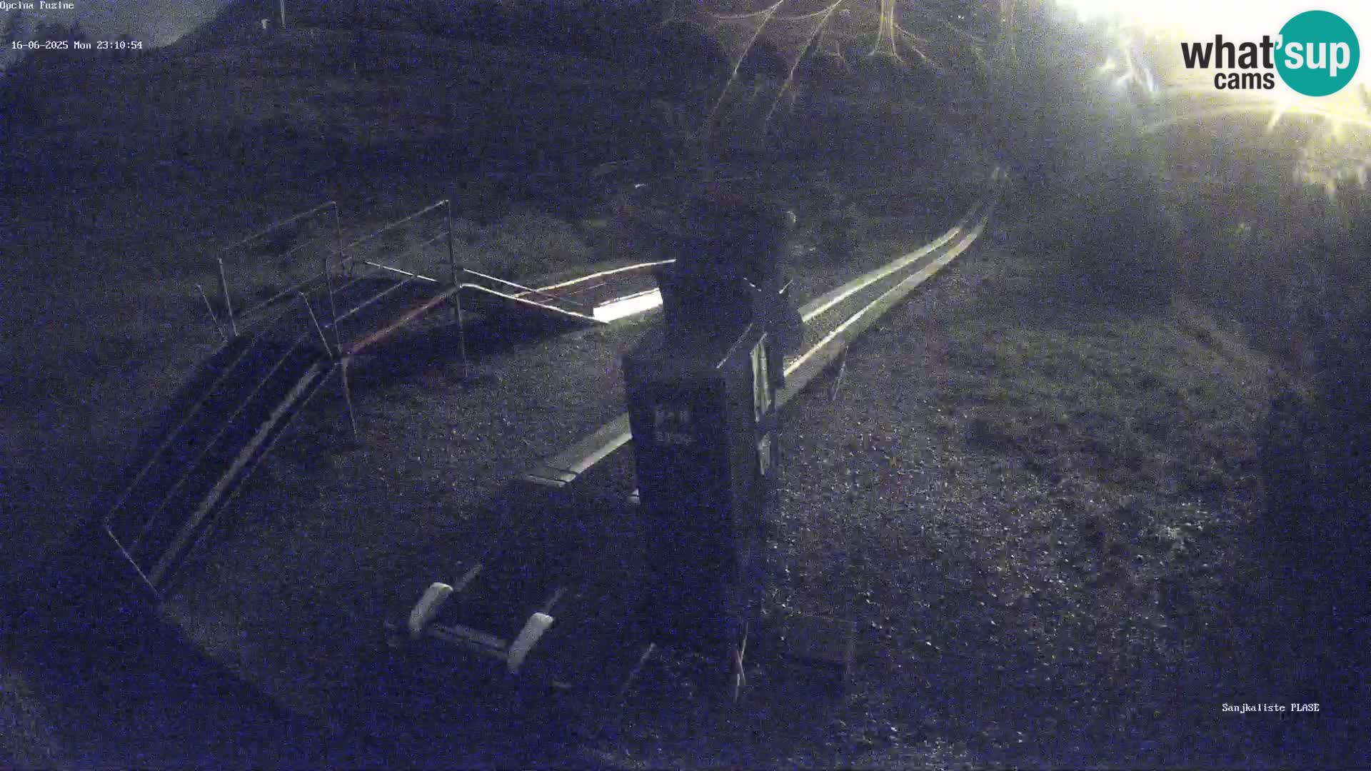 Live webcam Pista da slittino Fužine – Croazia