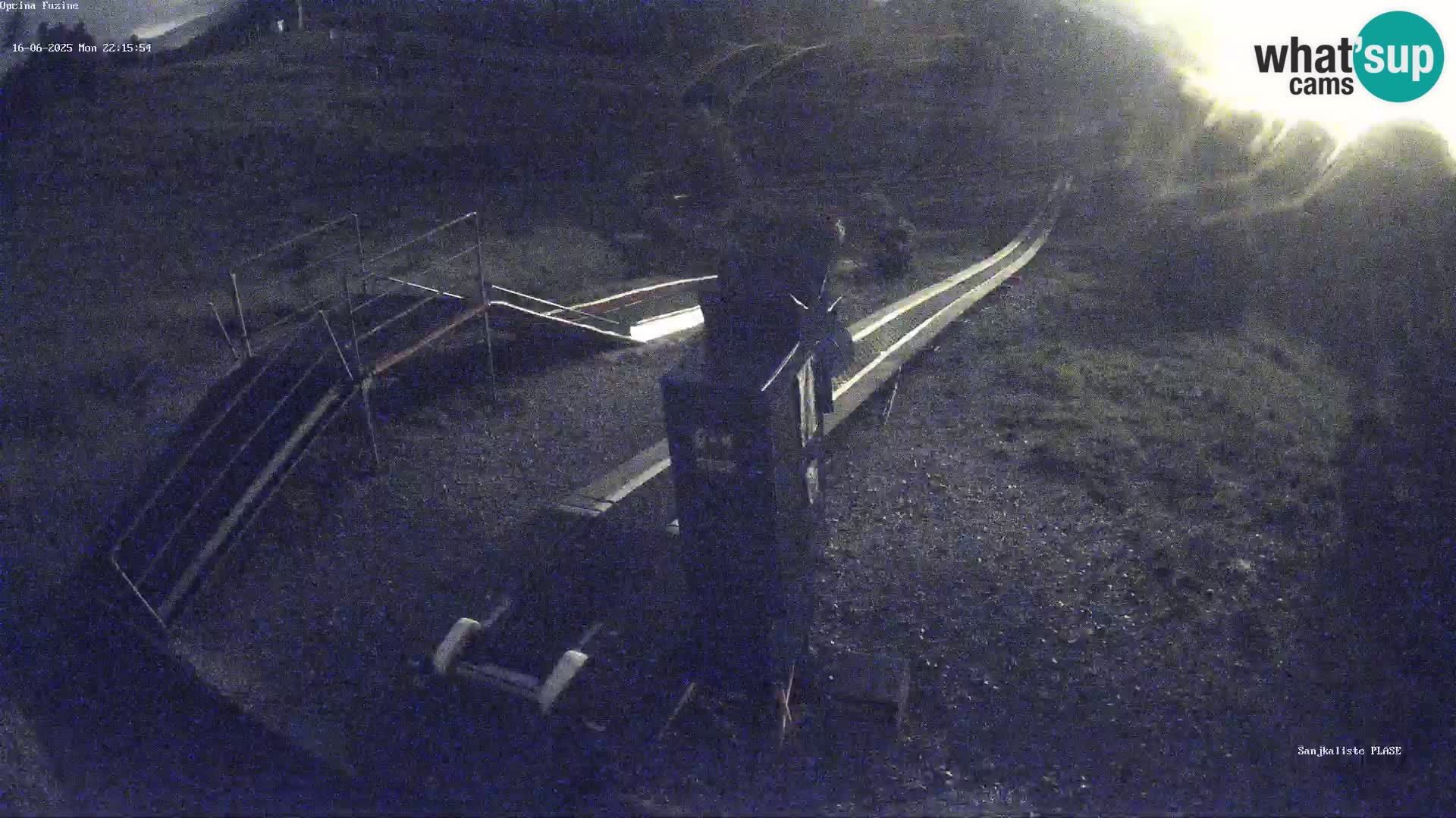 Live webcam Pista da slittino Fužine – Croazia