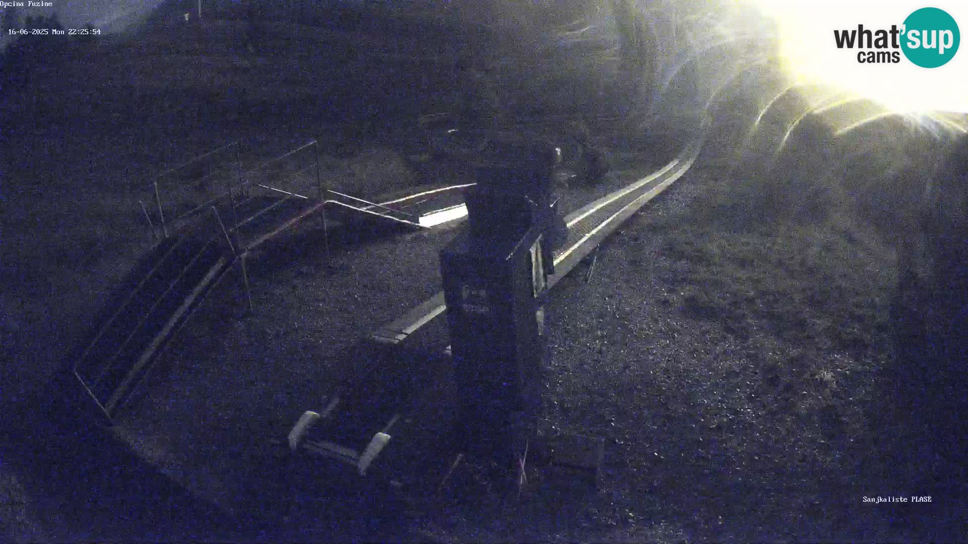 Live webcam Fužine toboggan run – Croatia