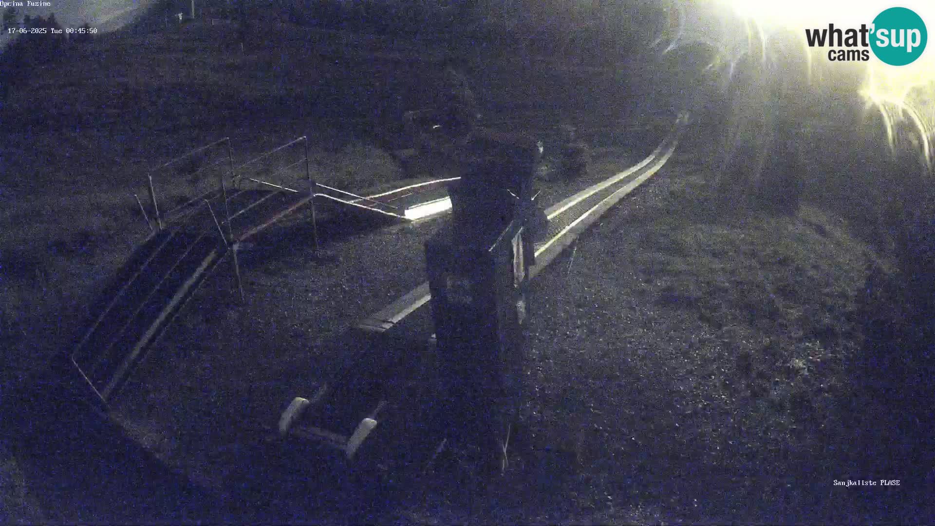 Live webcam Pista da slittino Fužine – Croazia