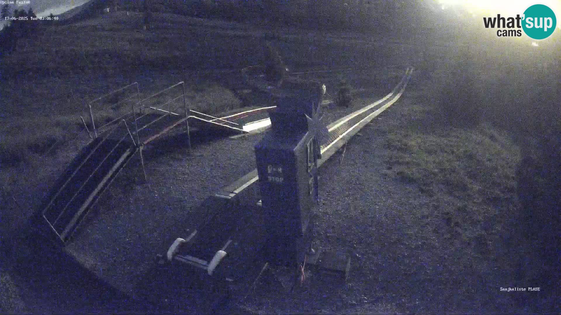 Webcam en direct Piste de luge de Fužine – Croatie