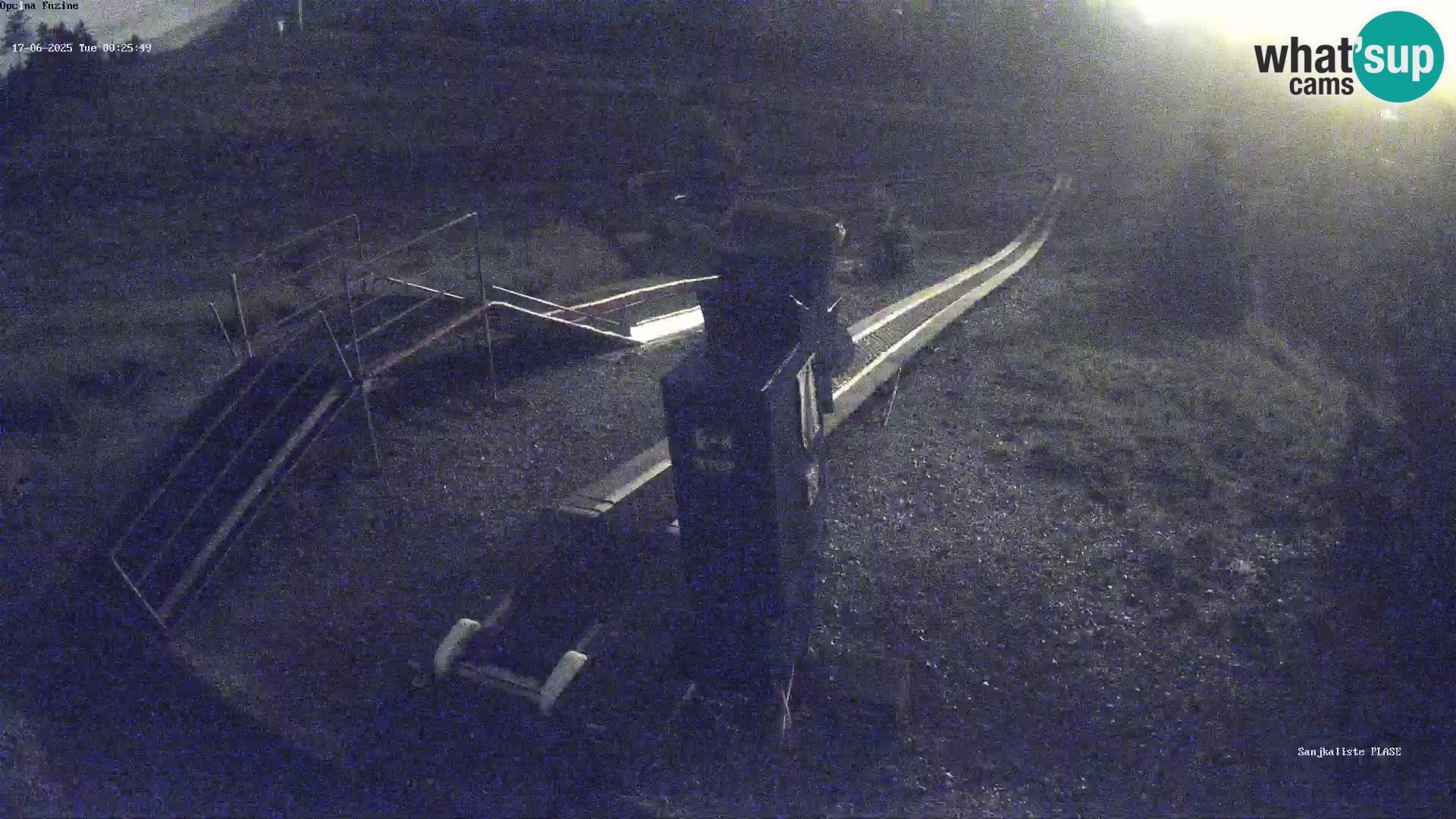 Live webcam Fužine toboggan run – Croatia