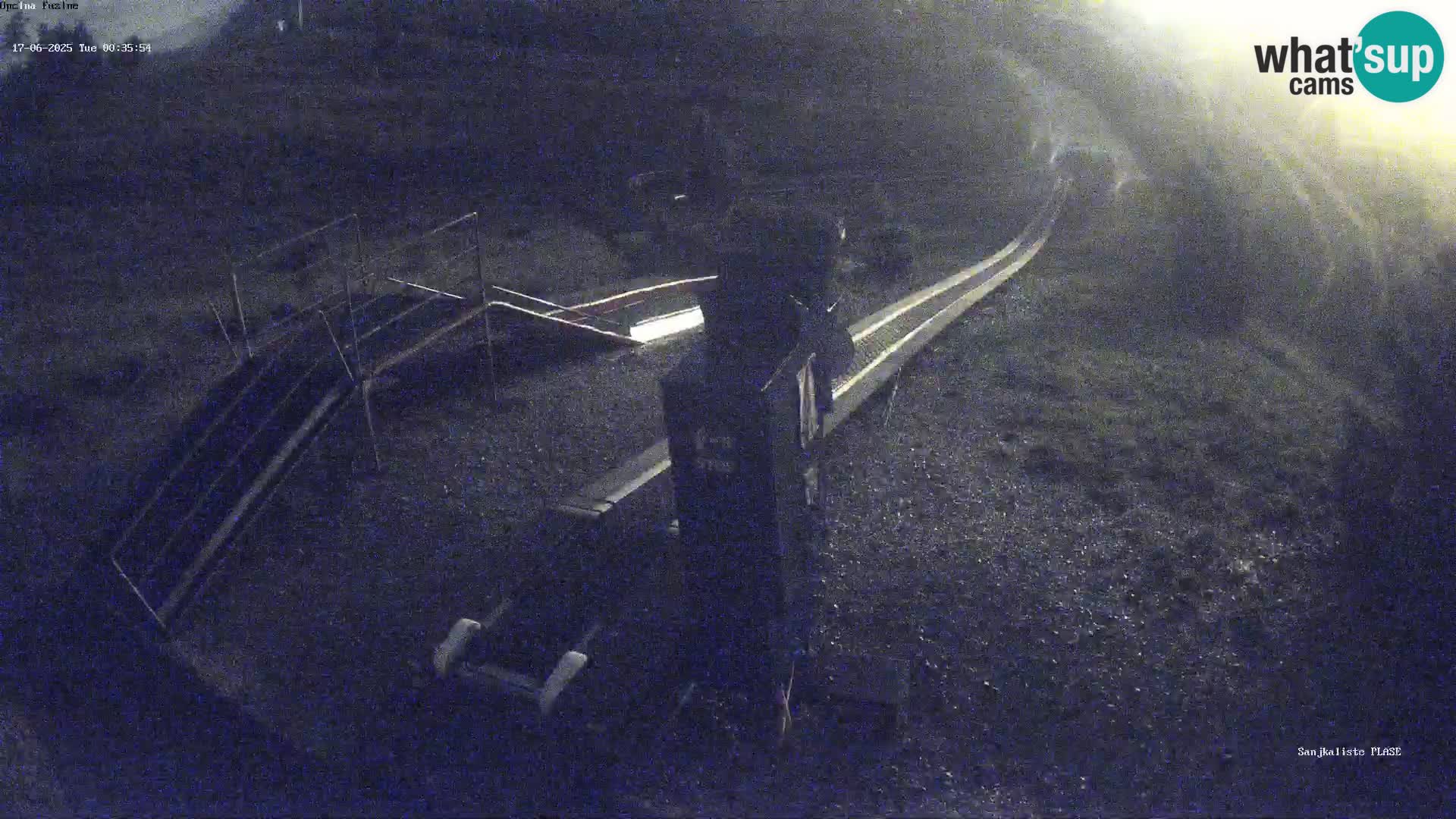Webcam en vivo Pista de trineo Fužine – Croacia
