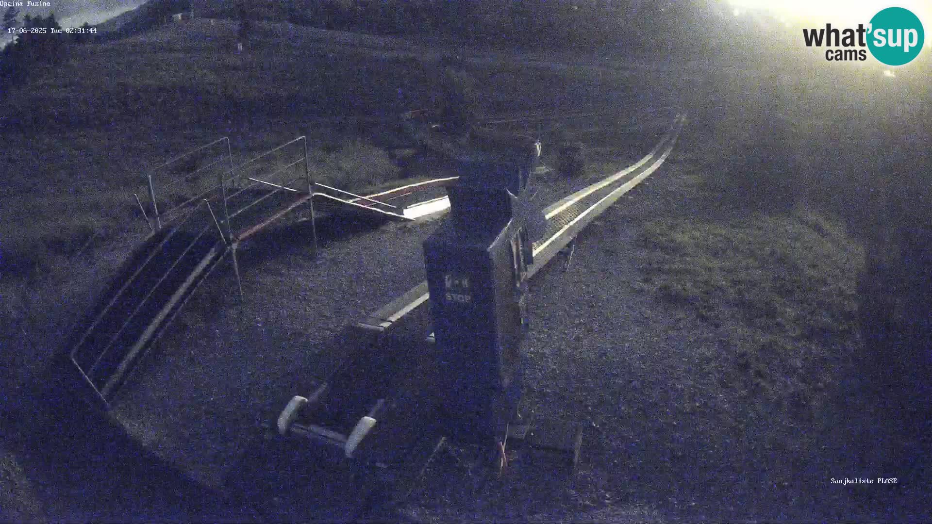 Webcam en vivo Pista de trineo Fužine – Croacia