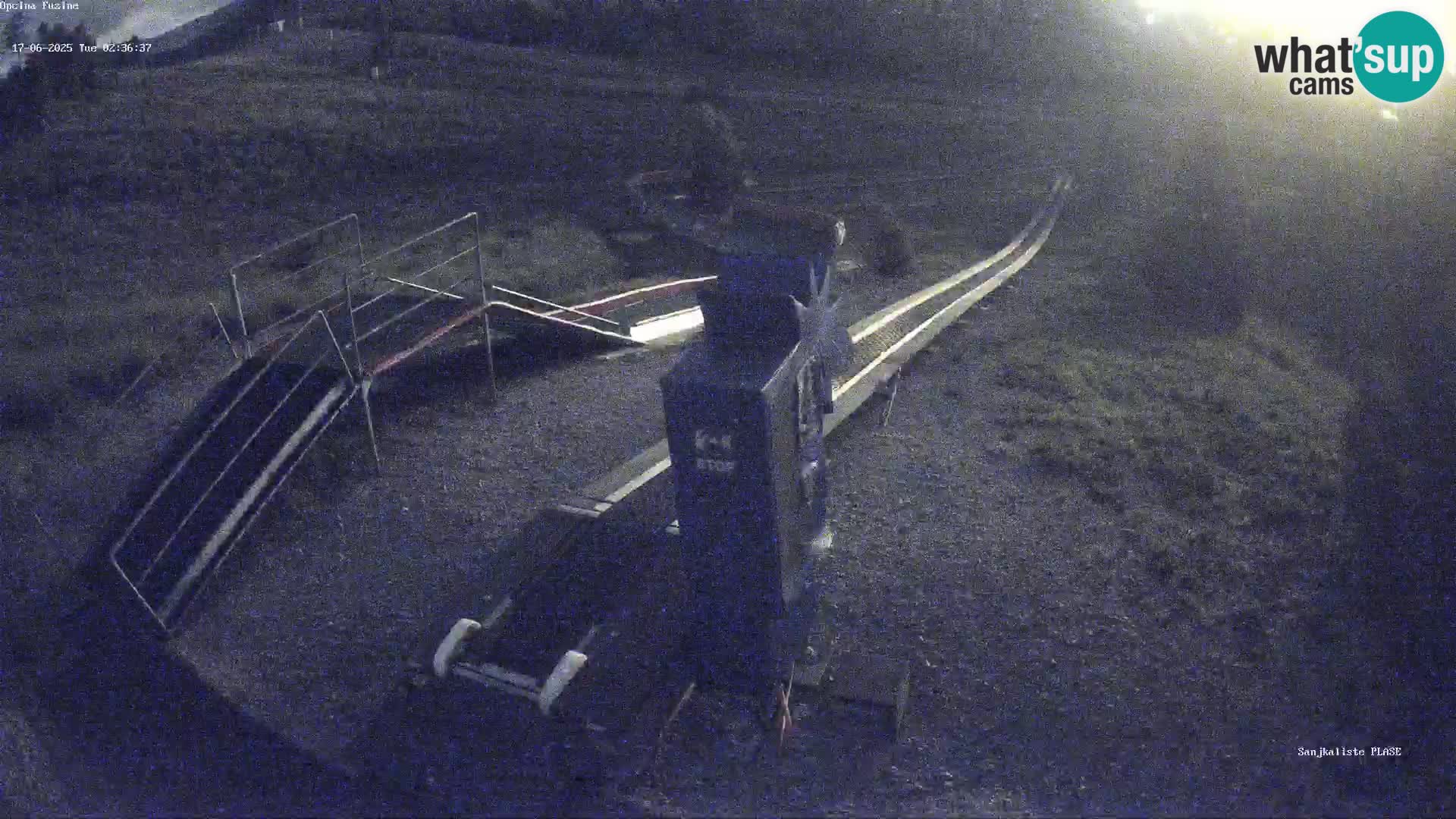 Webcam en direct Piste de luge de Fužine – Croatie