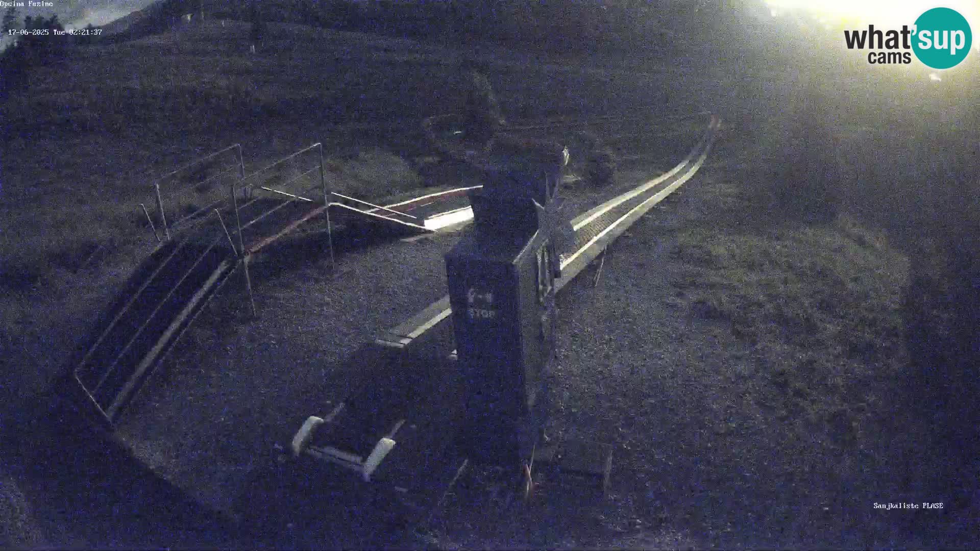 Webcam en direct Piste de luge de Fužine – Croatie