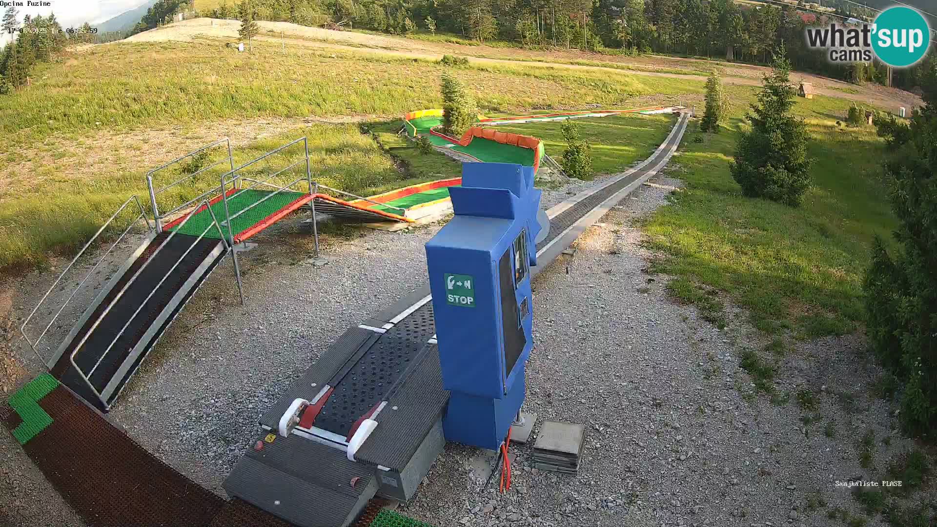 Webcam en direct Piste de luge de Fužine – Croatie