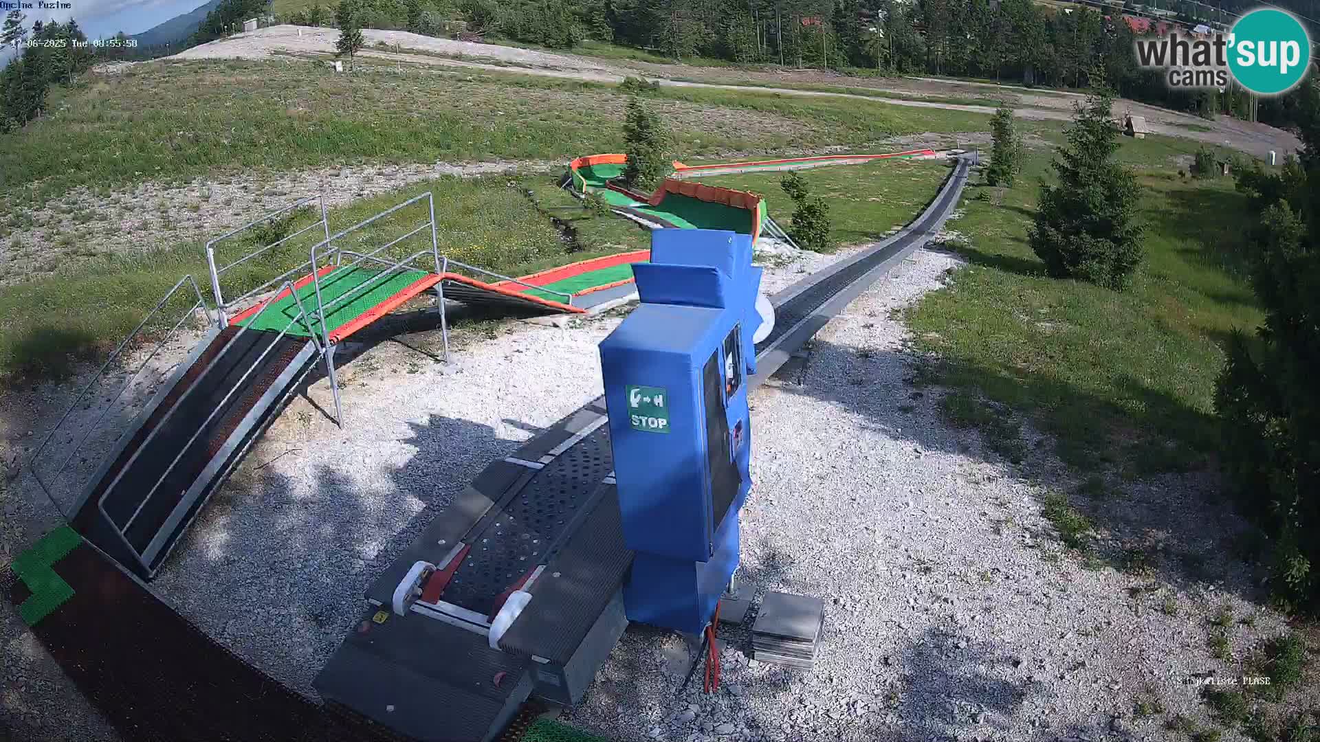 Webcam en vivo Pista de trineo Fužine – Croacia