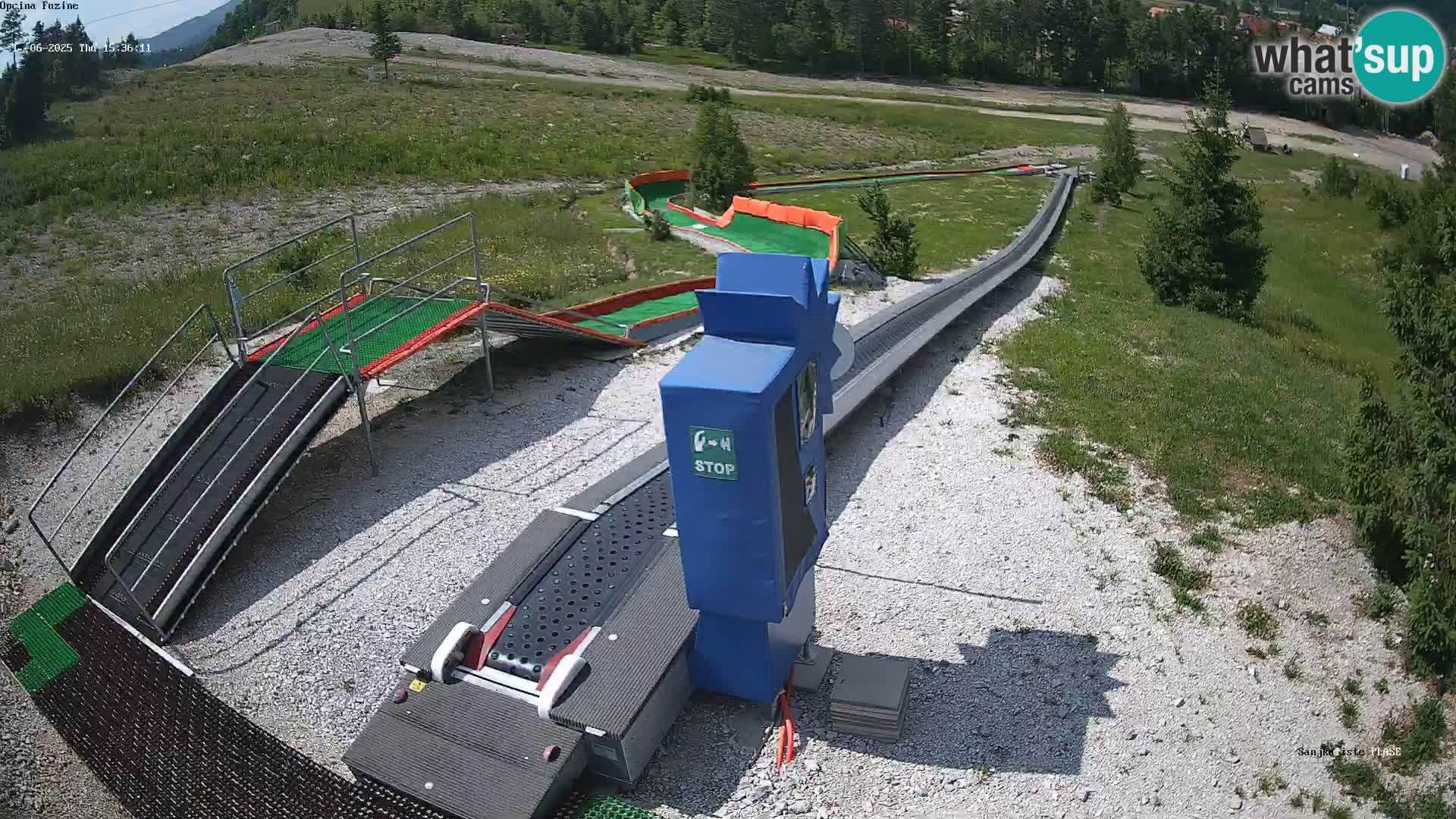 Webcam en direct Piste de luge de Fužine – Croatie