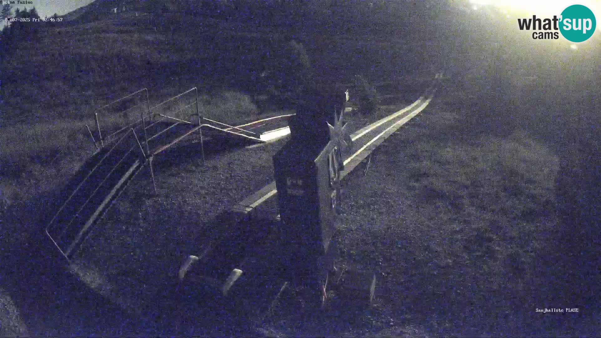 Live webcam Pista da slittino Fužine – Croazia