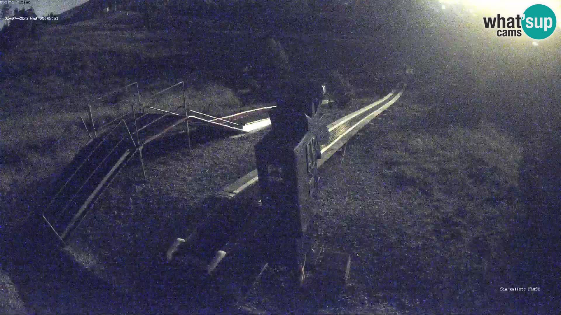 Live webcam Pista da slittino Fužine – Croazia