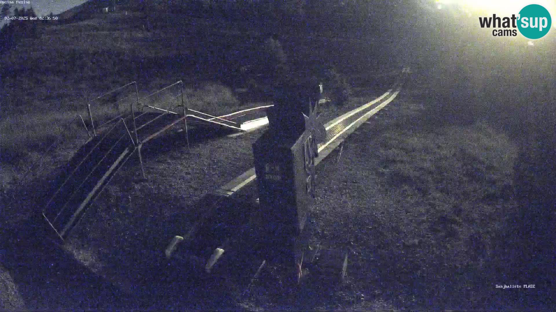 Live webcam Fužine toboggan run – Croatia