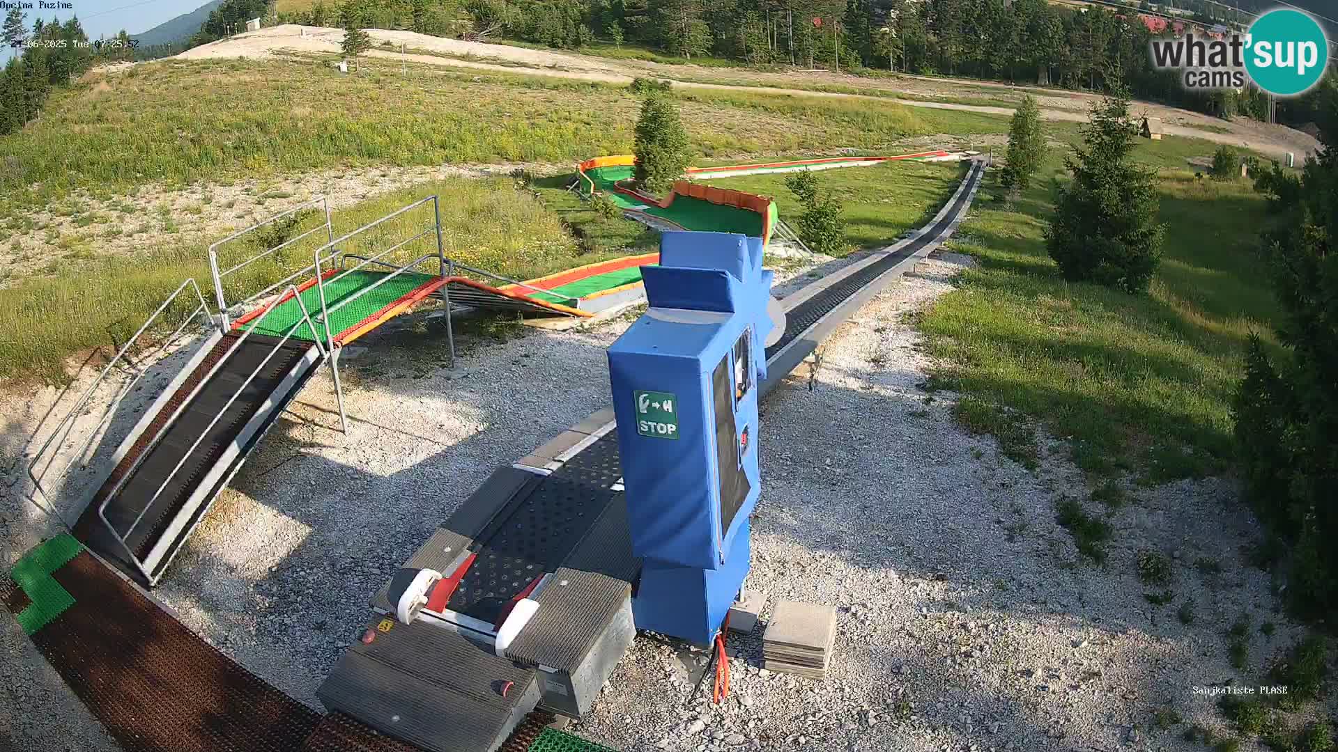 Web kamera uživo Sanjkalište Fužine – Hrvatska